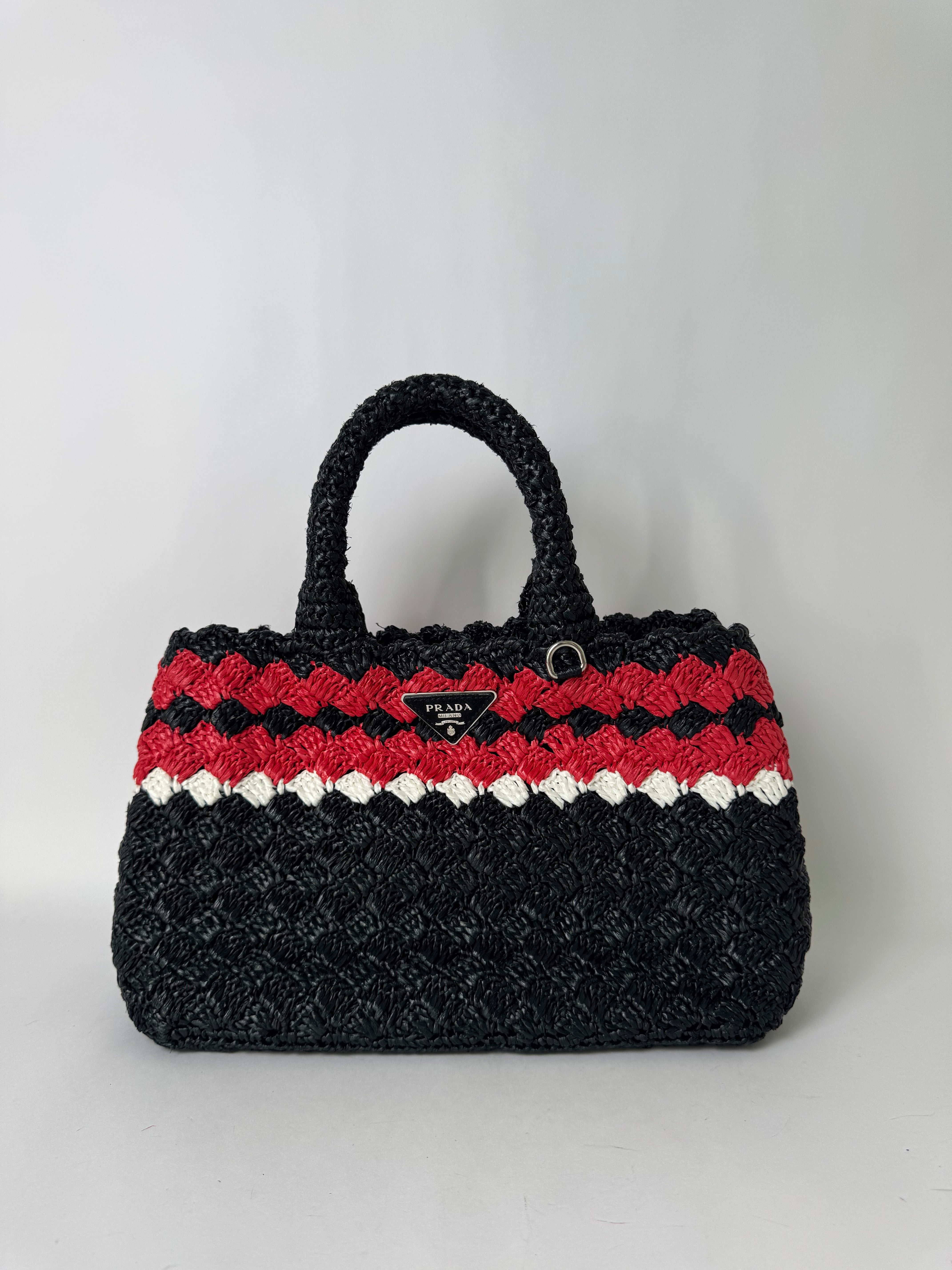 Prada Vintage Raffia Bag