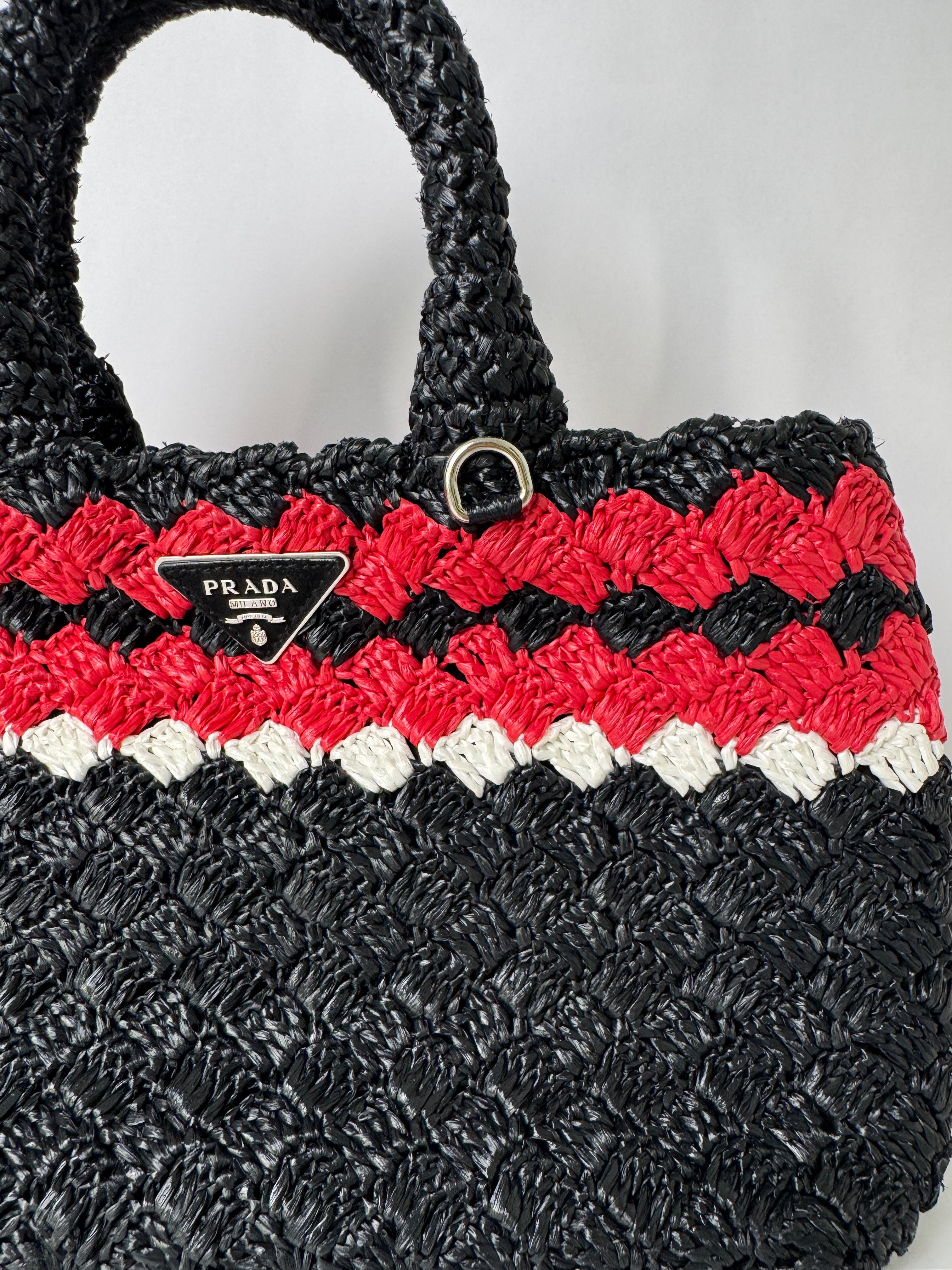 Prada Vintage Raffia Bag