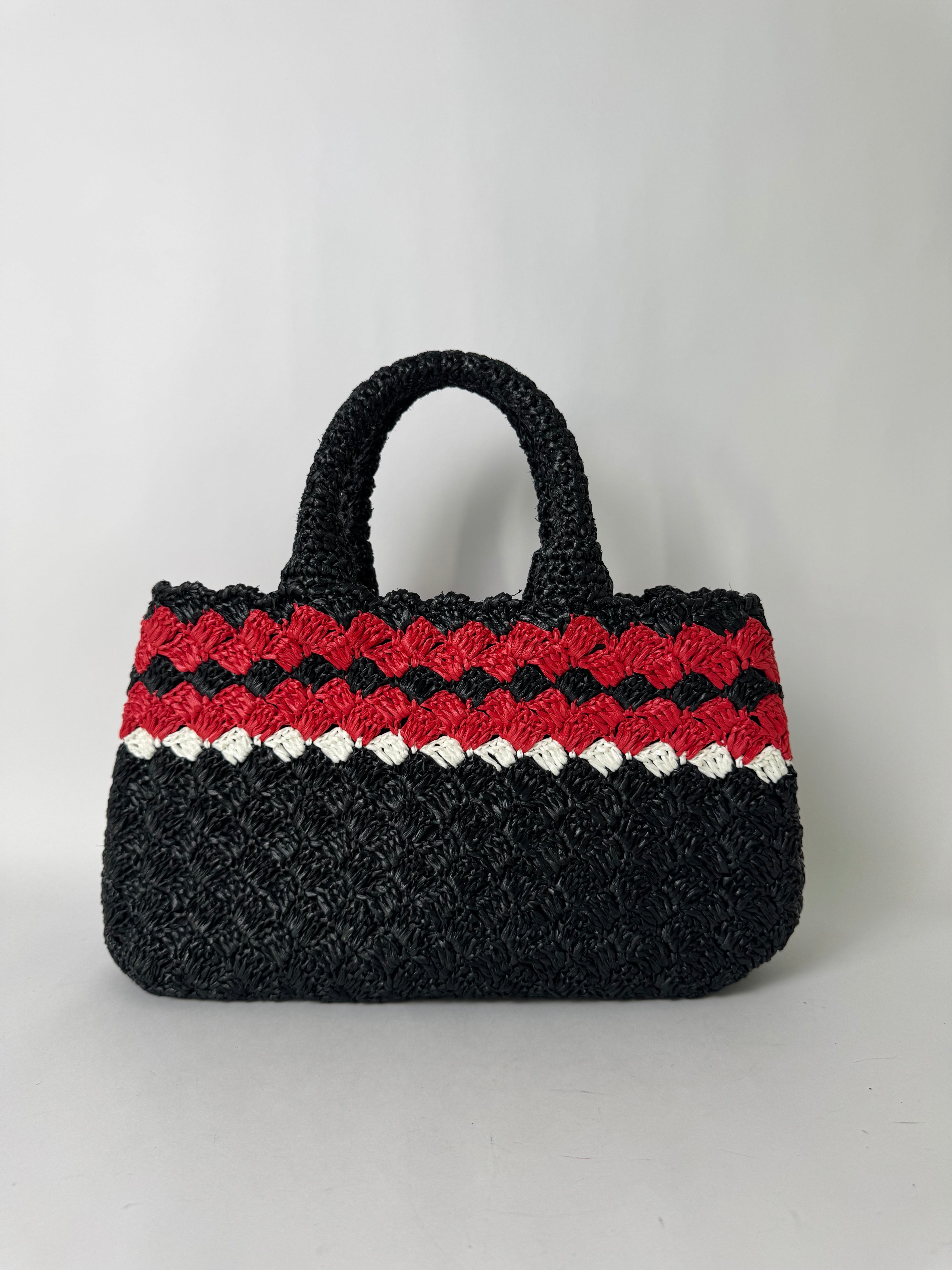 Prada Vintage Raffia Bag