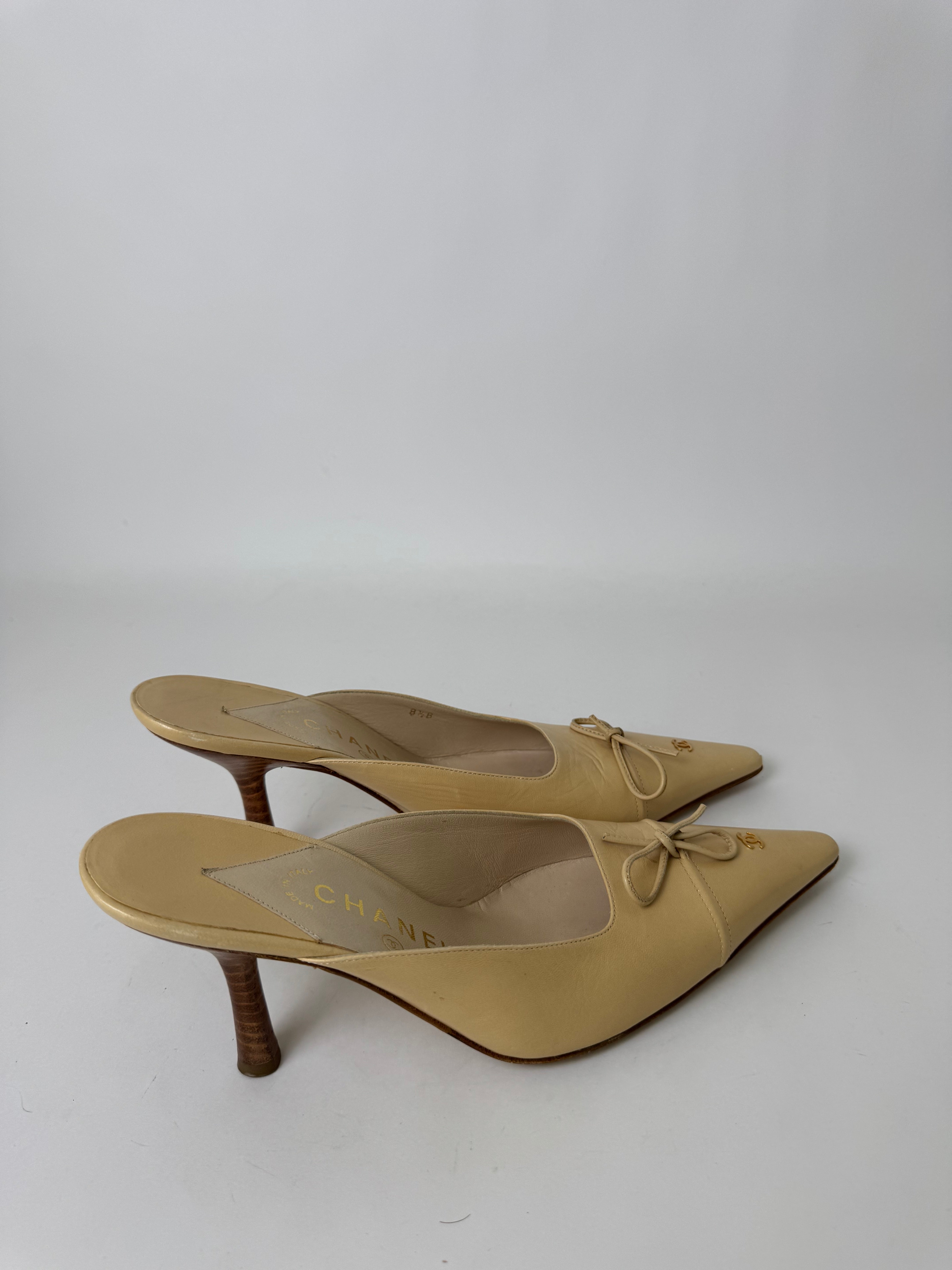Chanel Vintage Mules 38.5