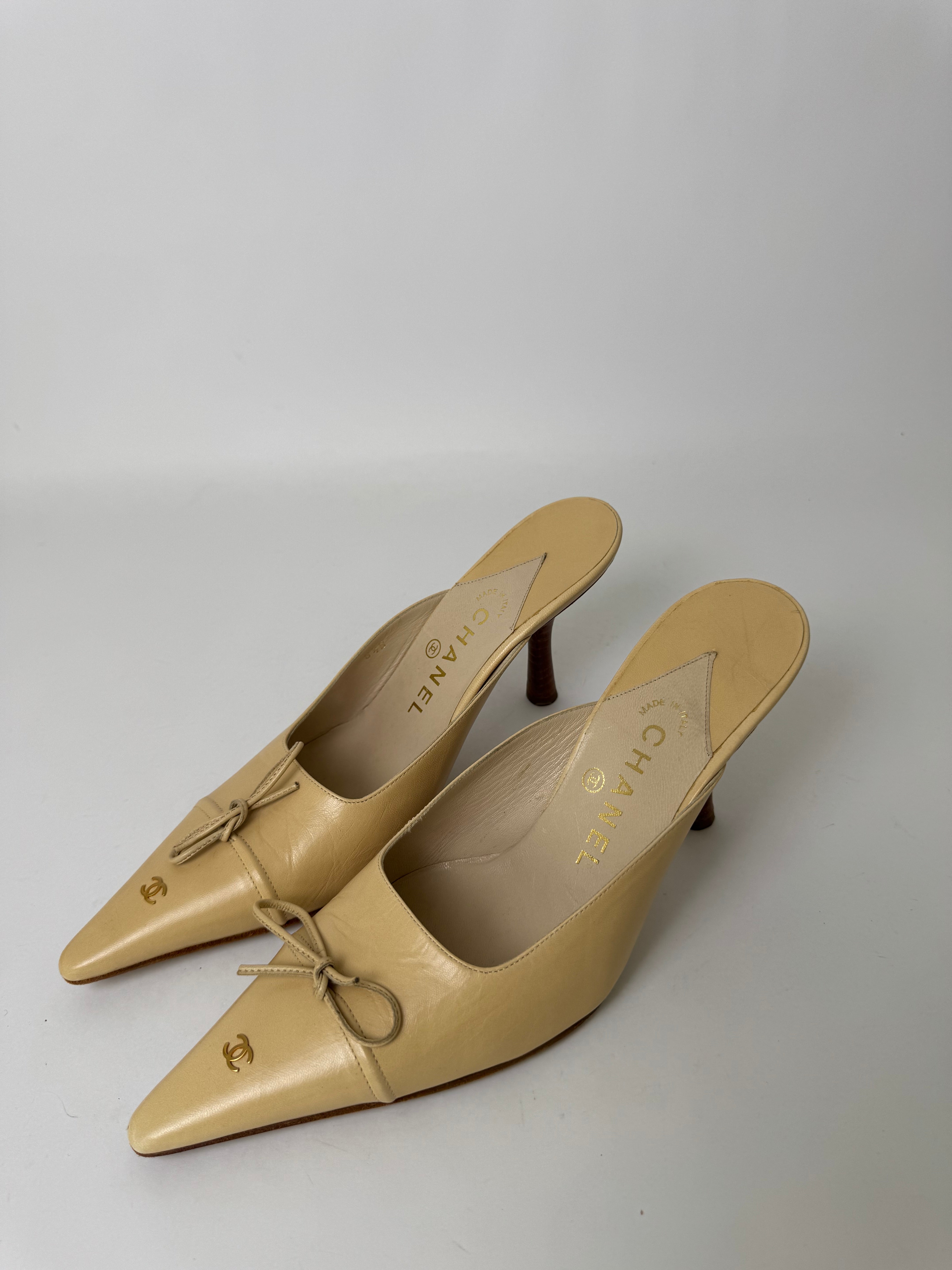 Chanel Vintage Mules 38.5