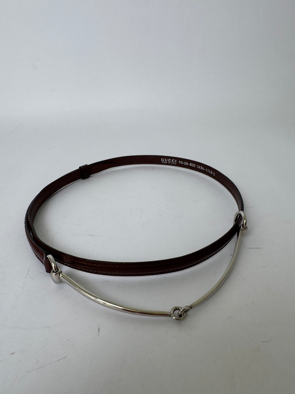 Gucci Tom Ford Brown Leather Belt Small