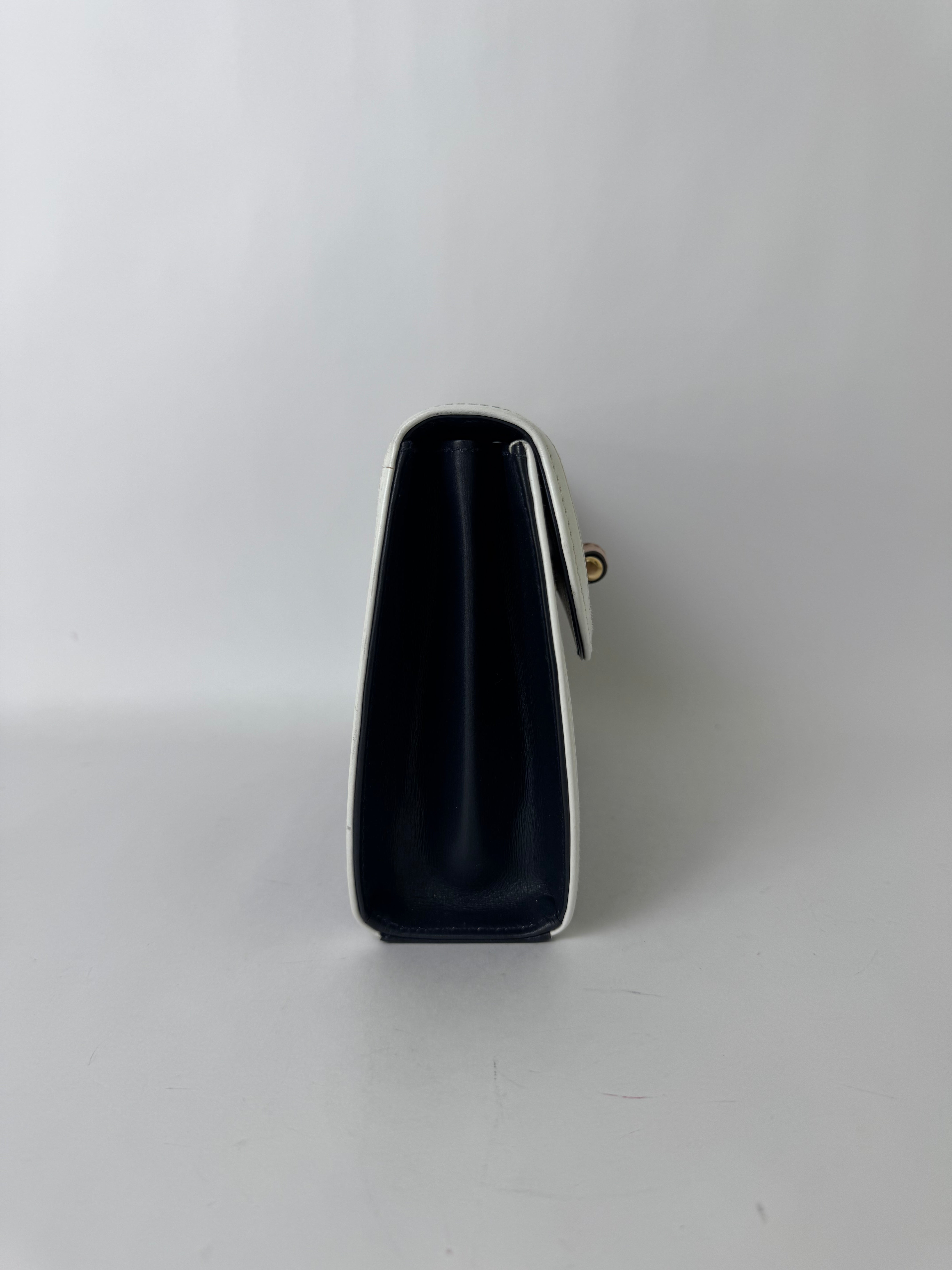 Gucci Leather Bamboo Clutch