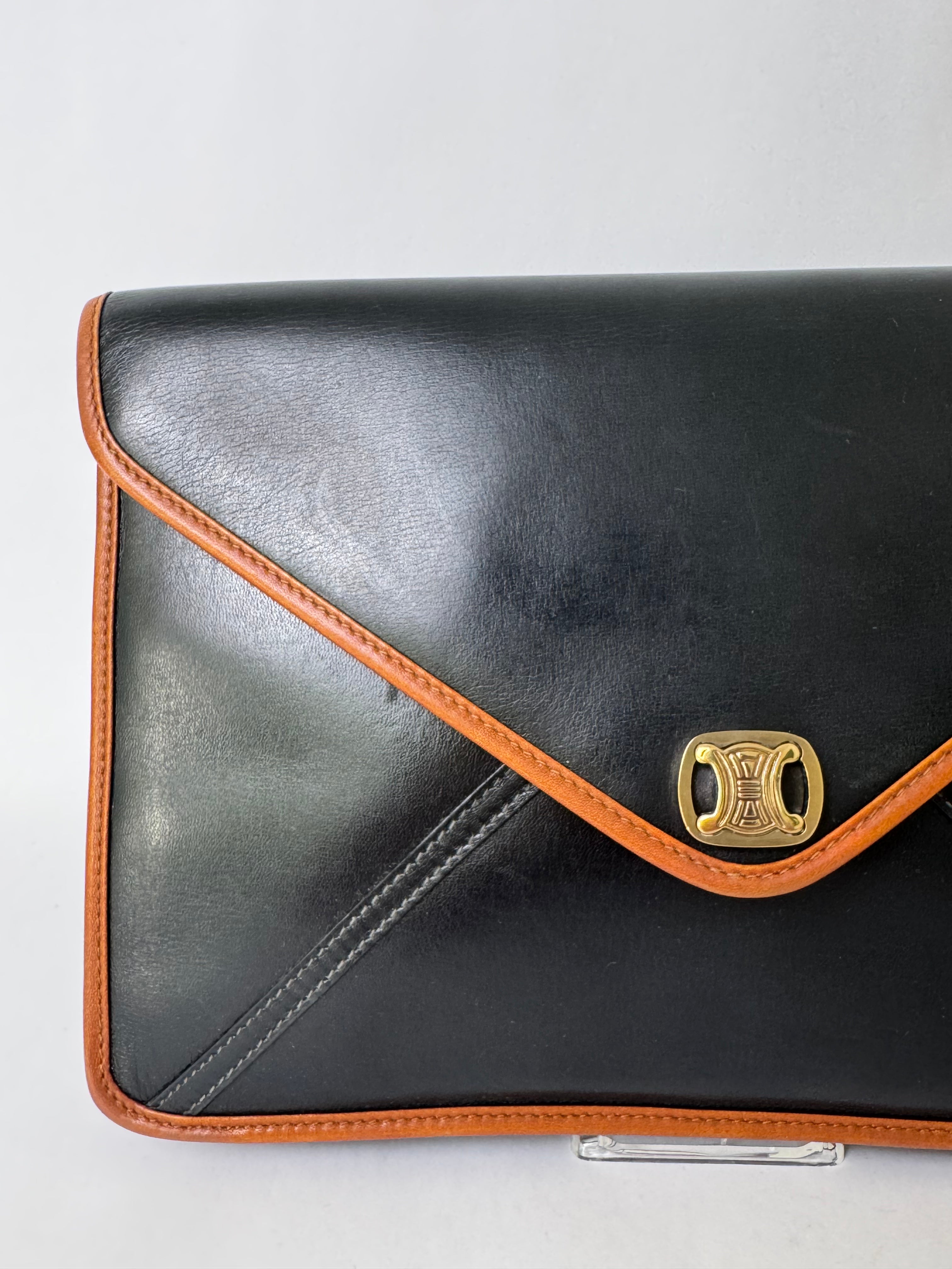 Celine Vintage Leather Clutch