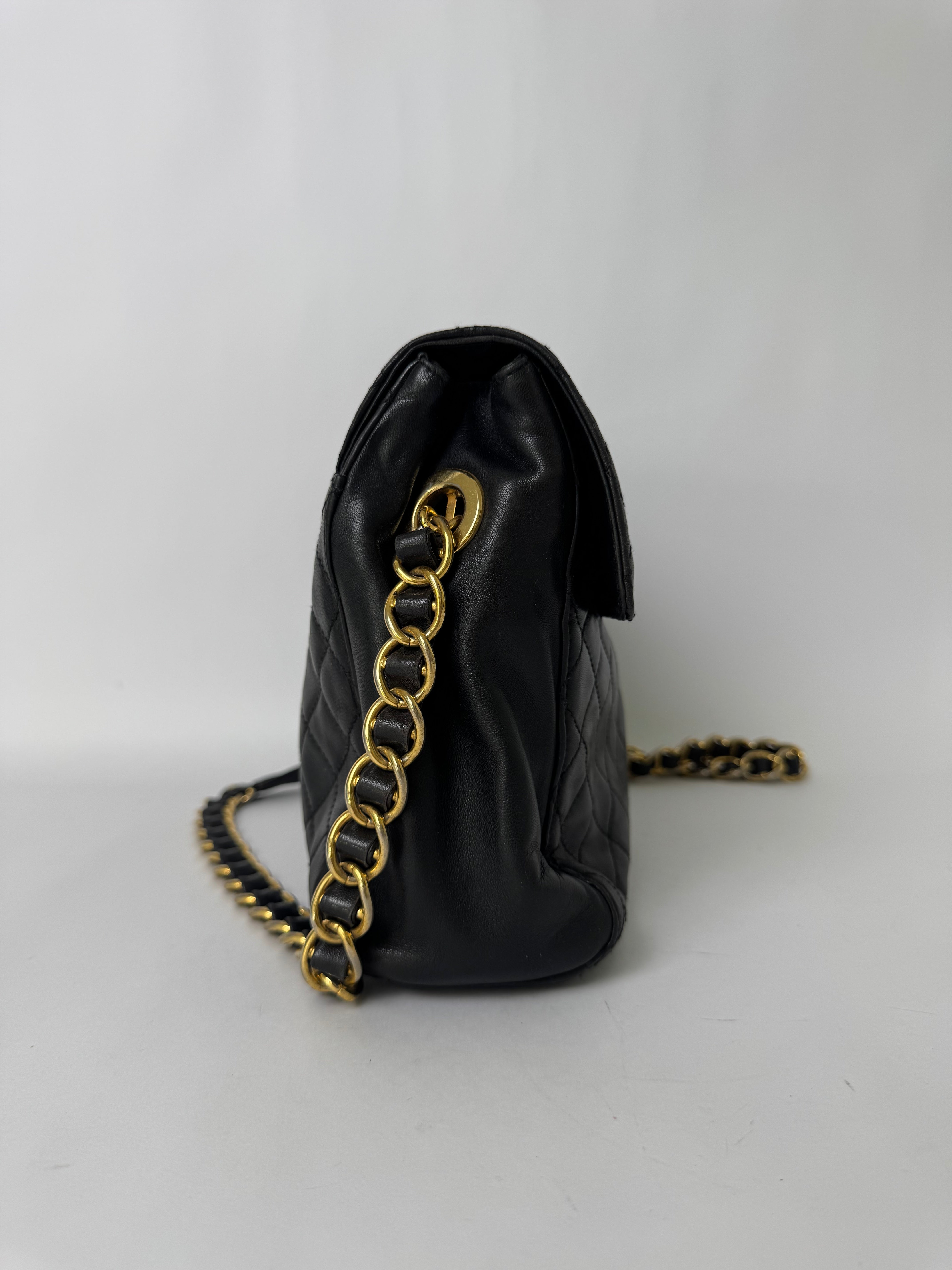 Prada Black Quilted Leather Chain Shoulder Bag