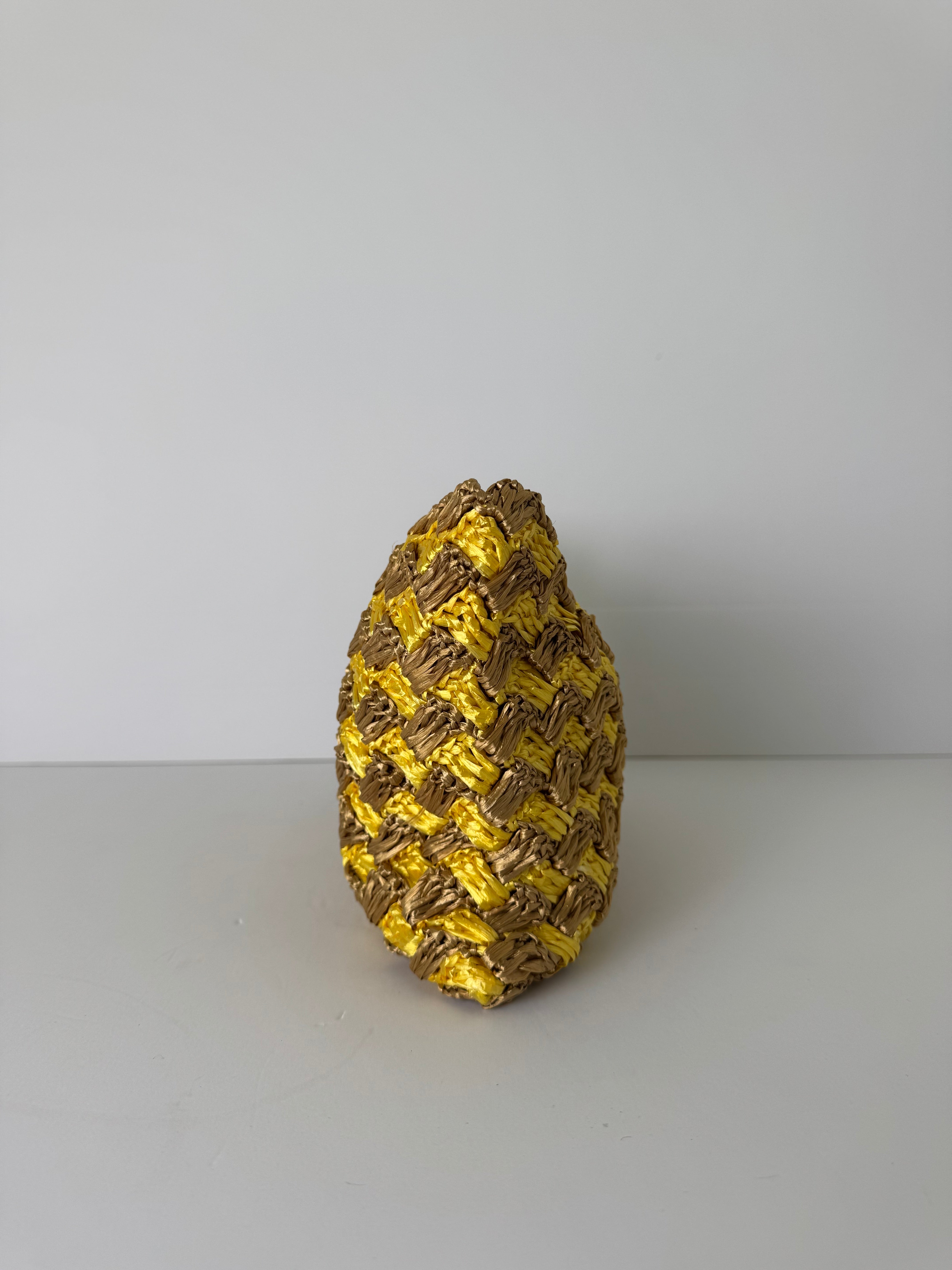 Prada Raffia Woven Clutch