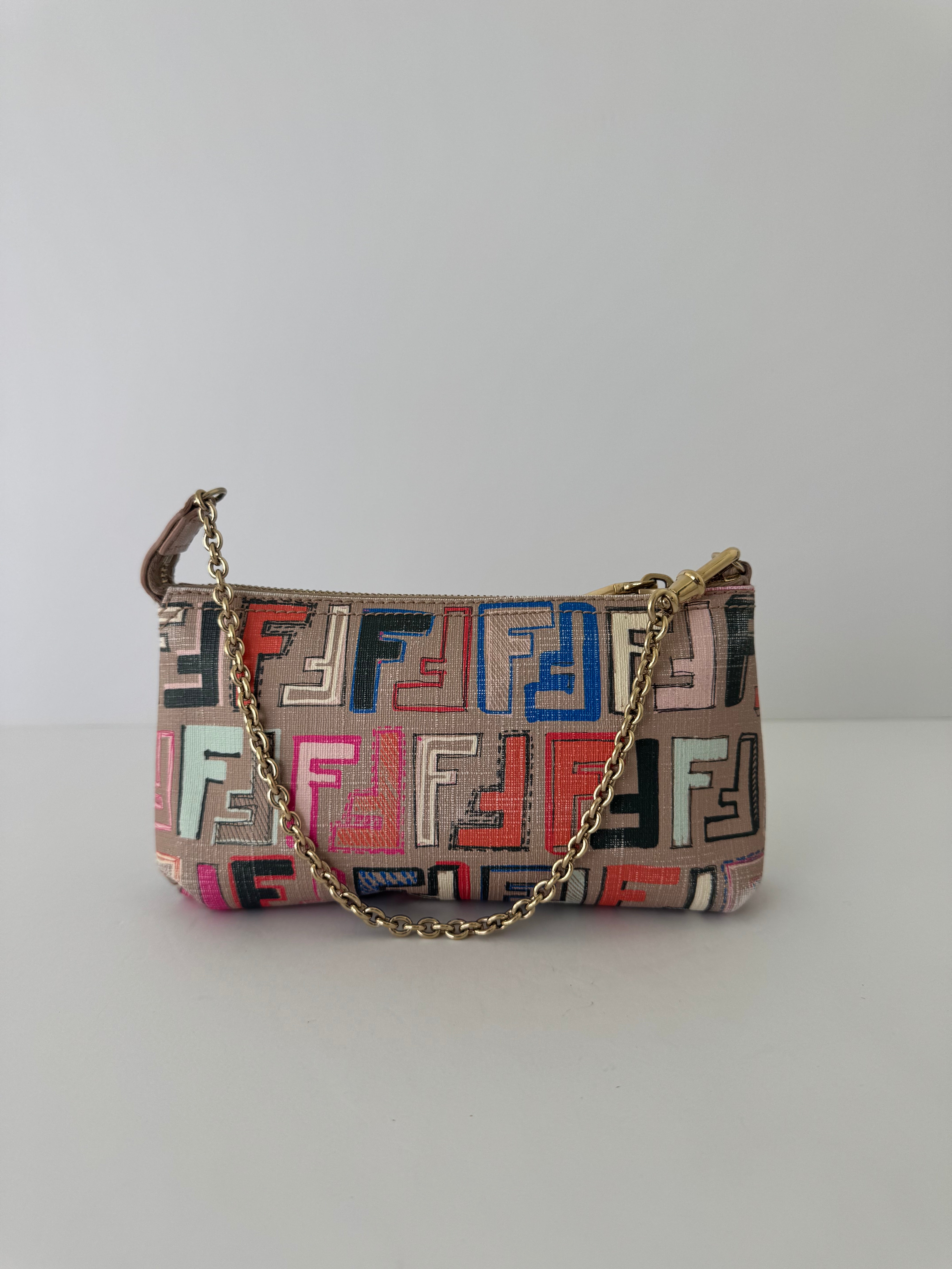 Fendi Zucca Chain Pochette