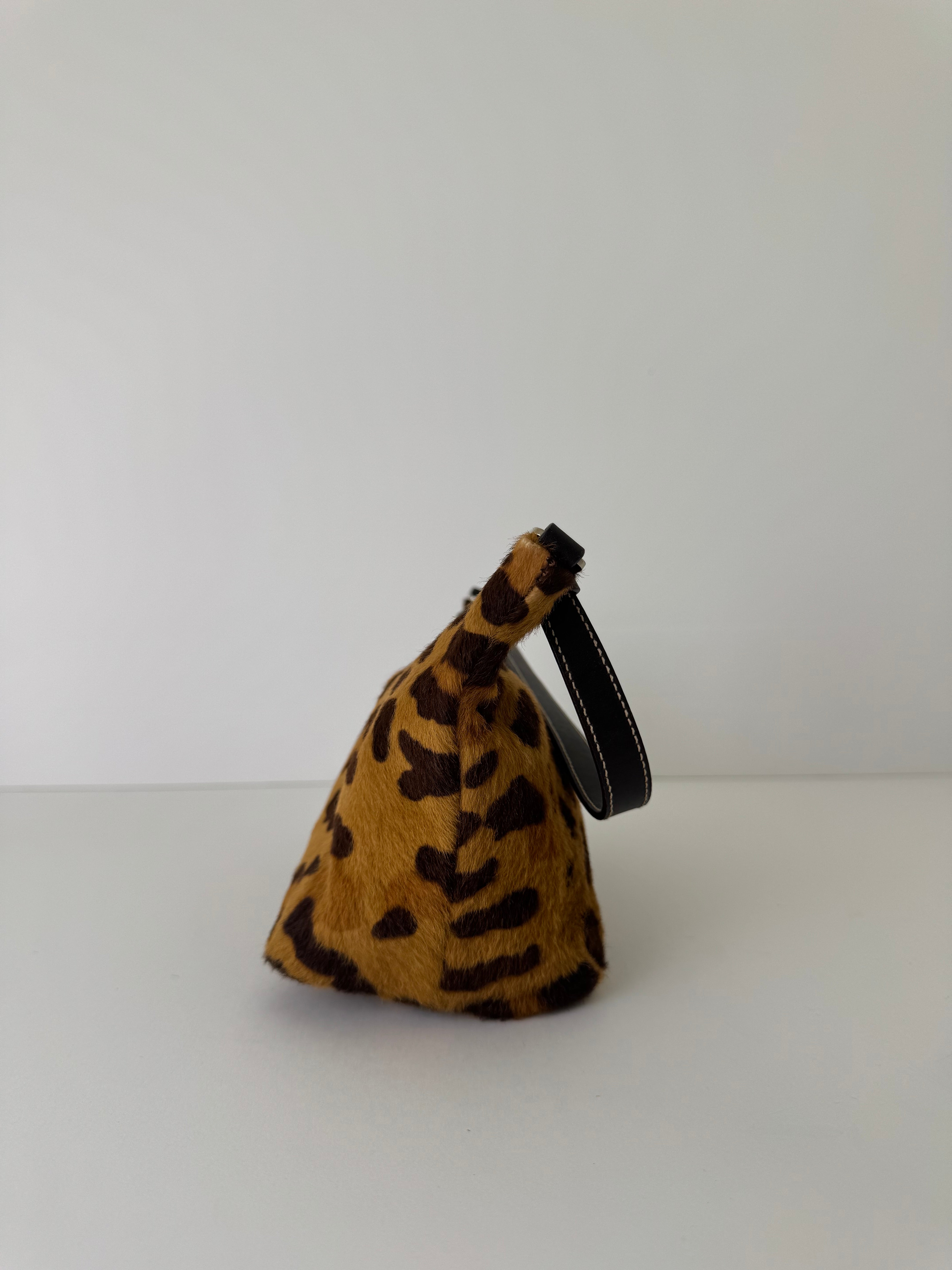 Prada Vintage Leopard Shoulder Bag