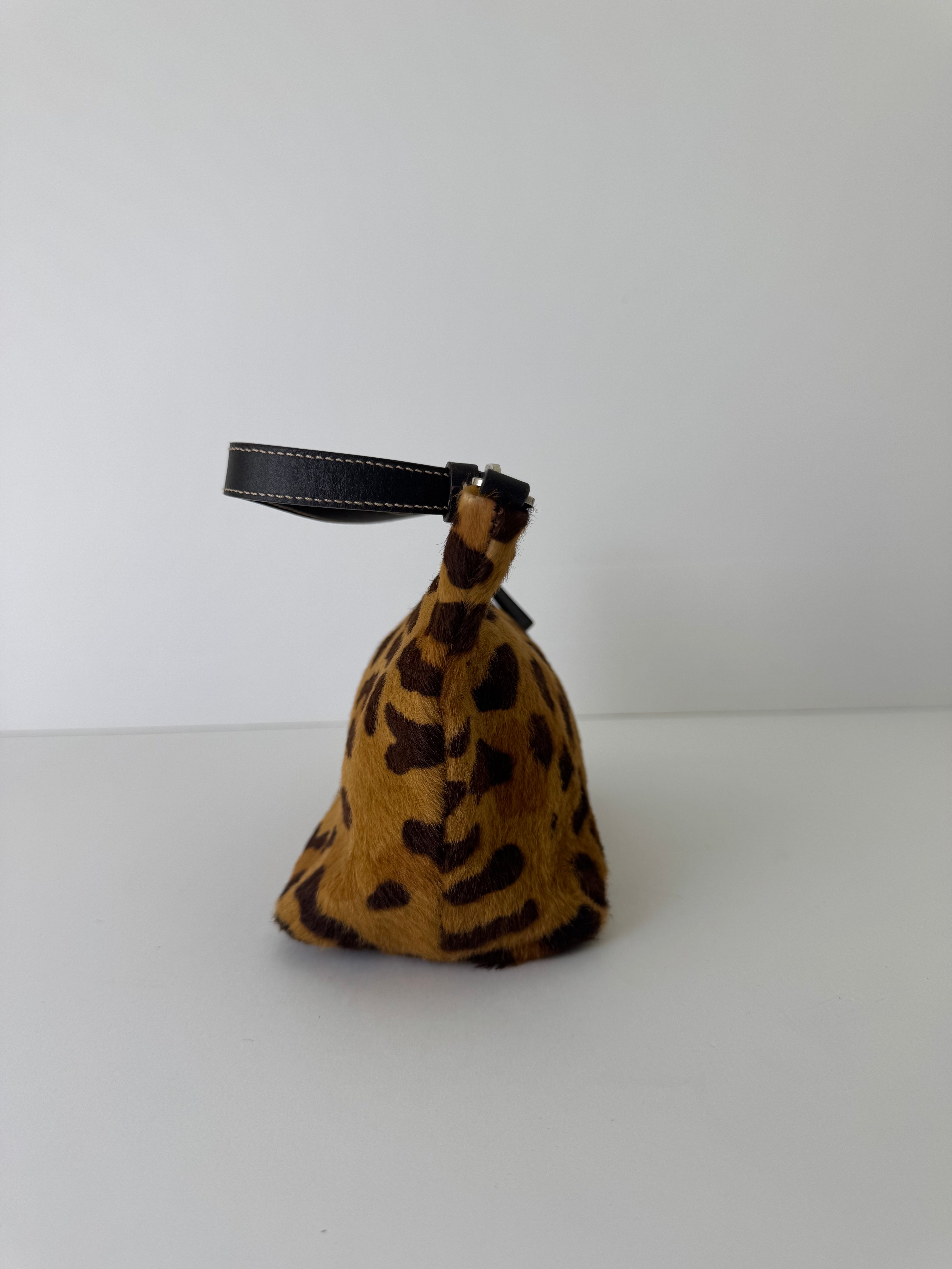 Prada Vintage Leopard Shoulder Bag
