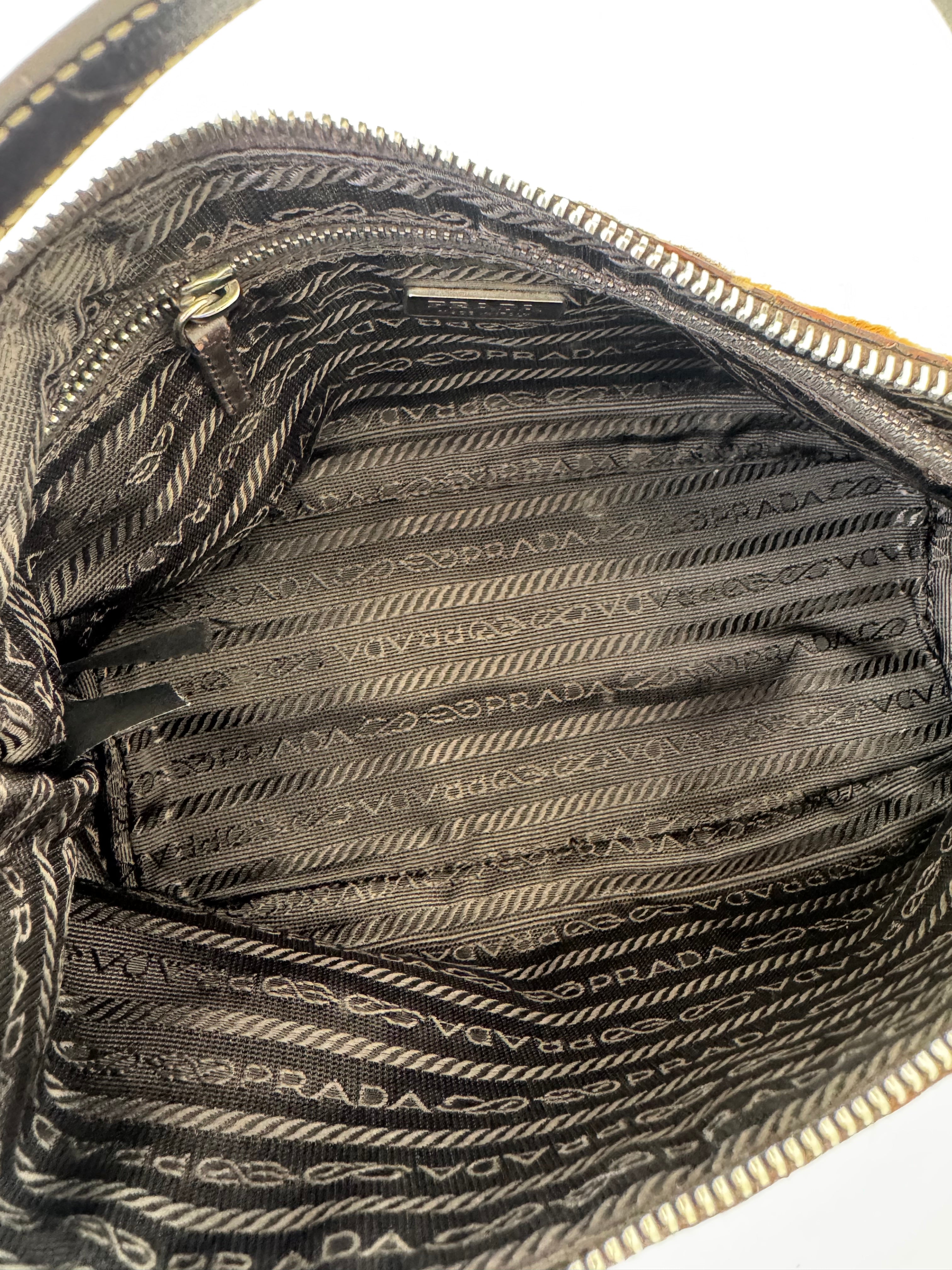 Prada Vintage Leopard Shoulder Bag