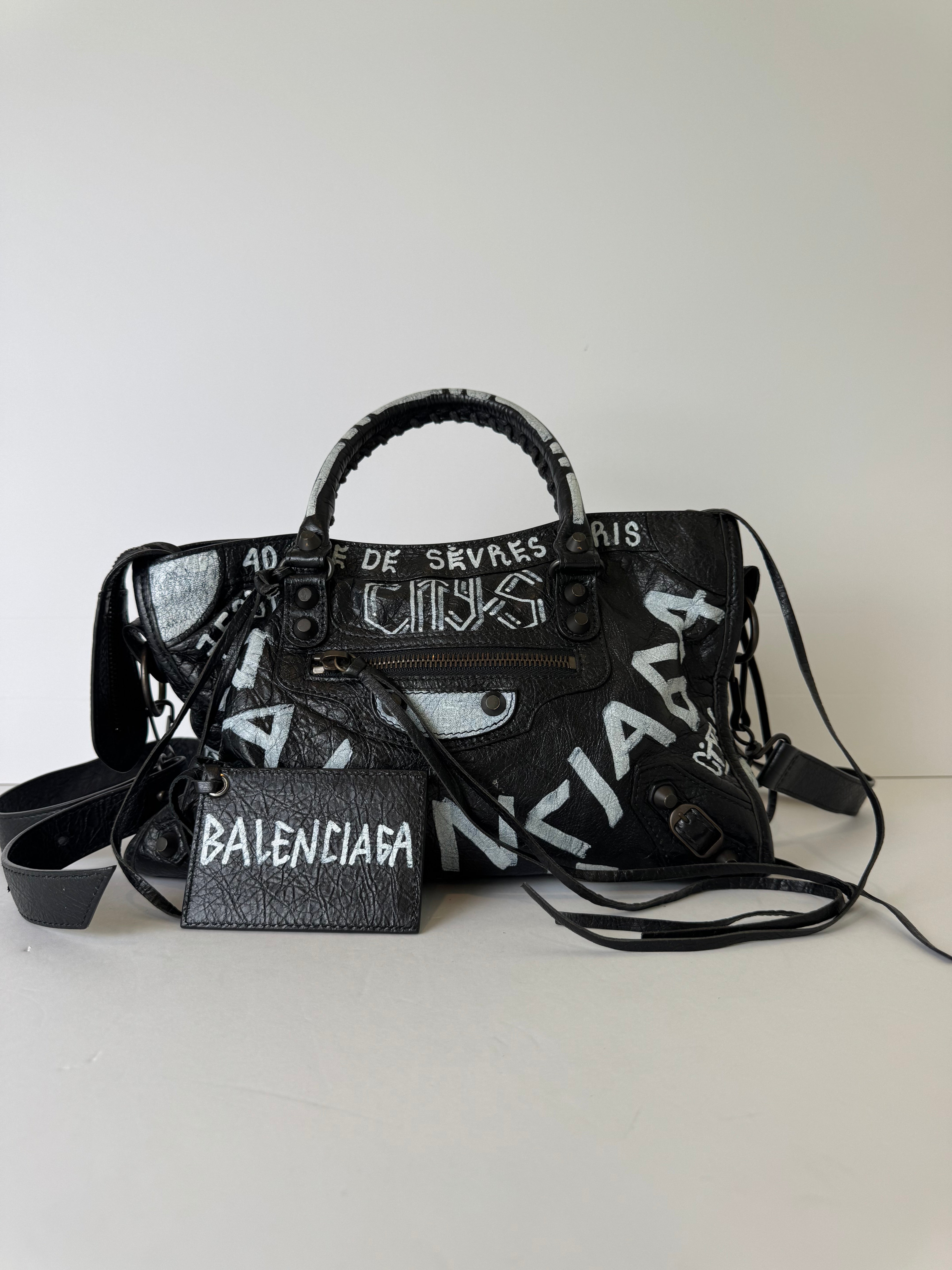 Balenciaga Graffiti City Bag