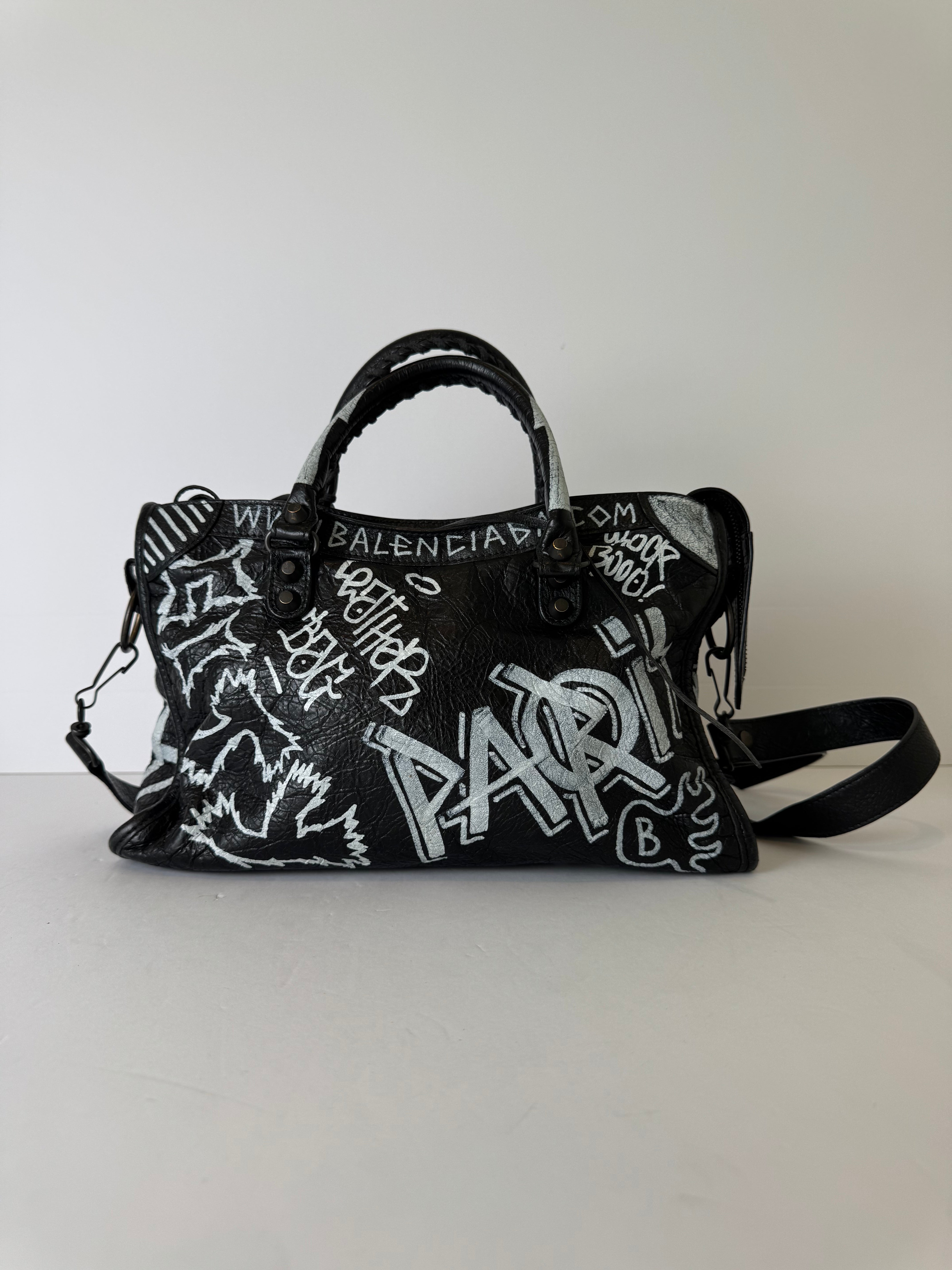 Balenciaga Graffiti City Bag