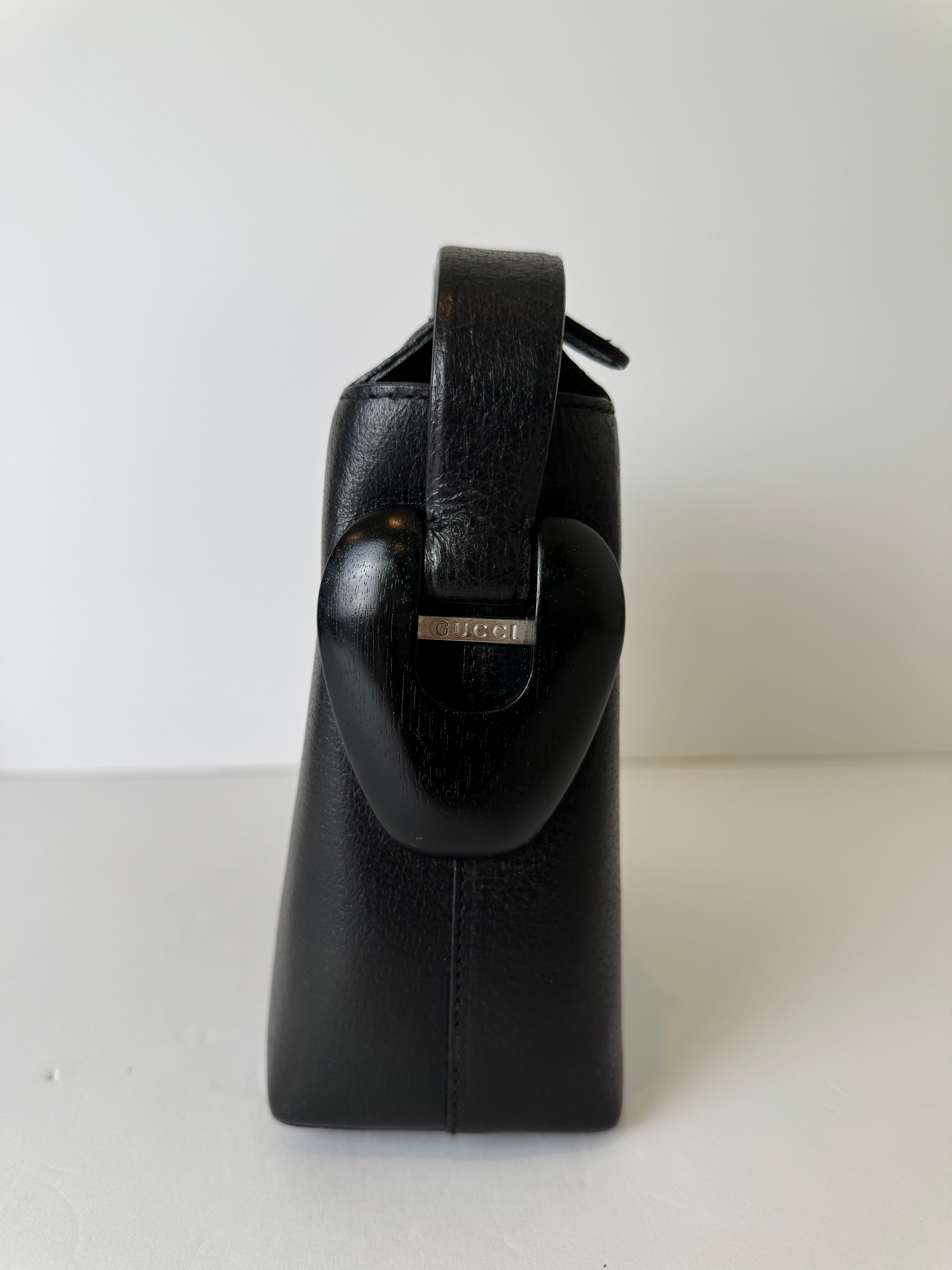 Gucci Black Leather Handbag