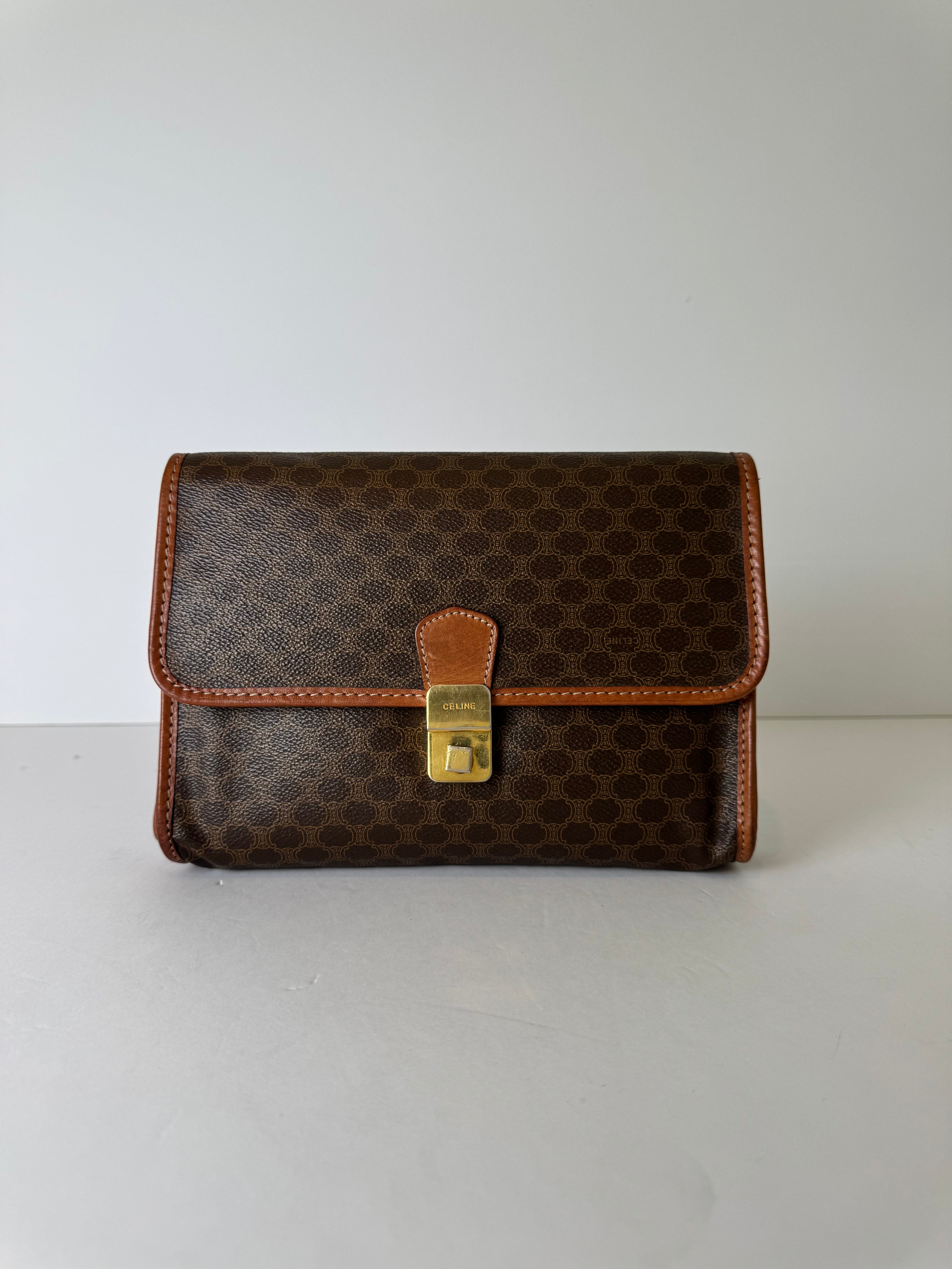 Celine Macadam Vintage Style Clutch