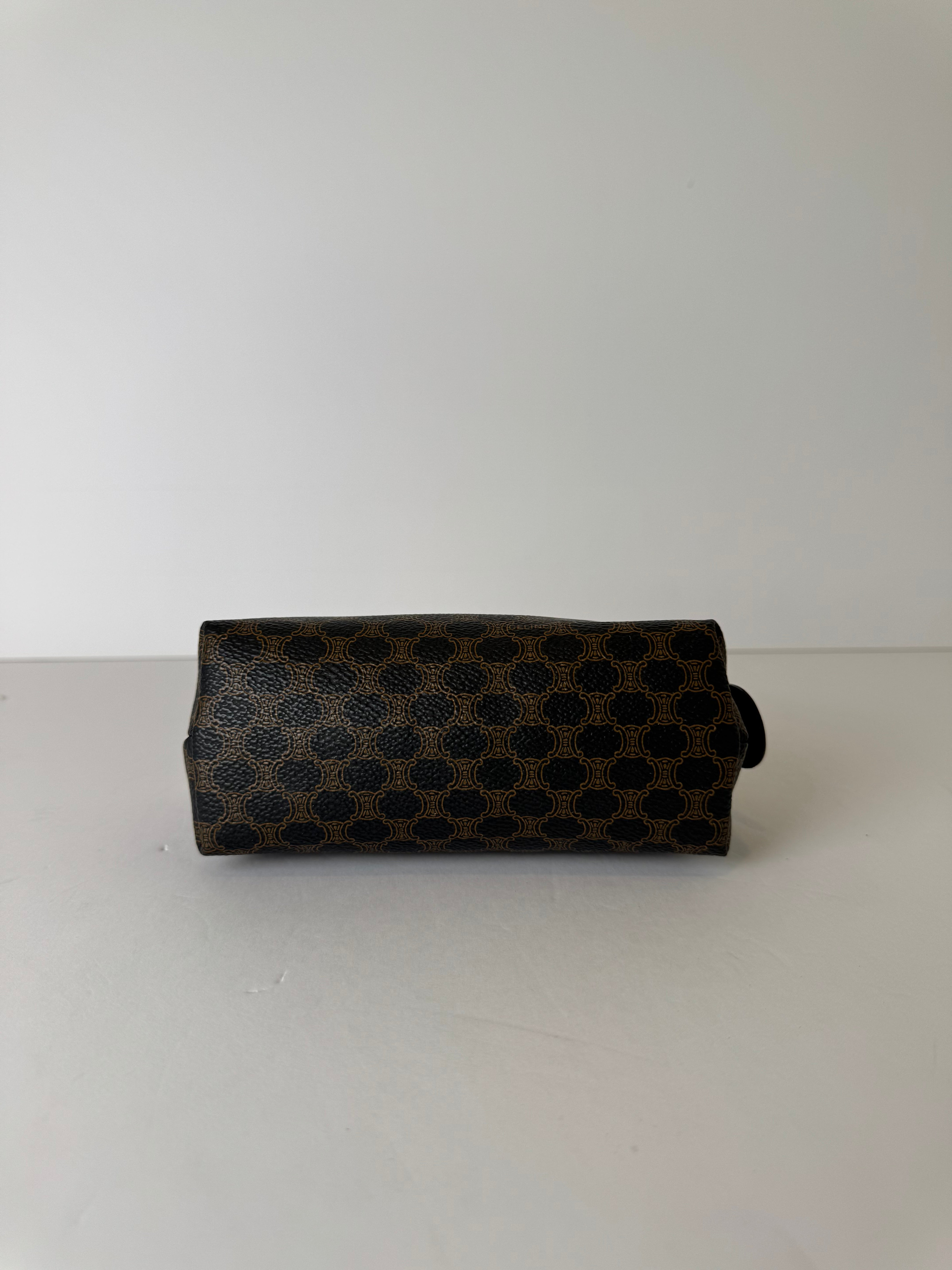 Celine Brown Macadam Pouch Mini