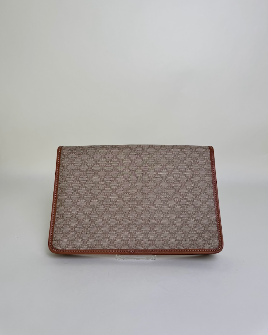 Celine Macadam Canvas Clutch