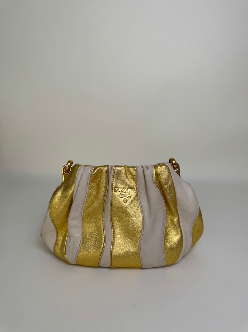 Prada Metallic Nappa Mini Handbag