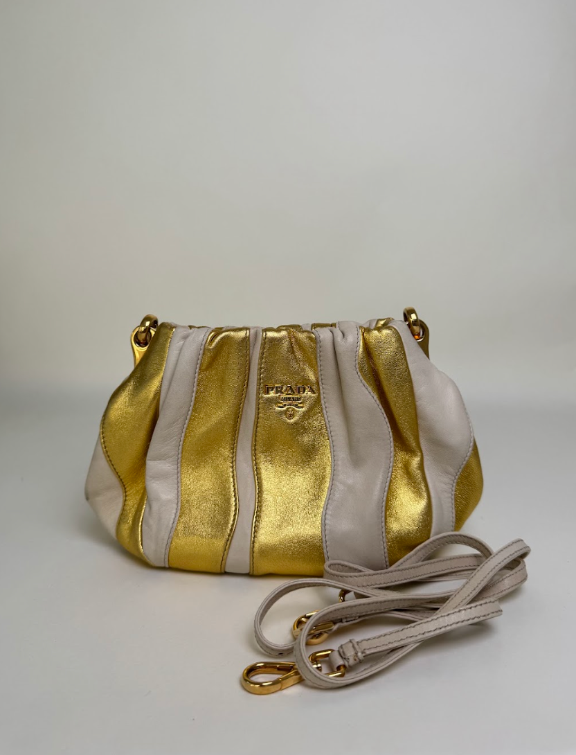 Prada Metallic Nappa Mini Handbag