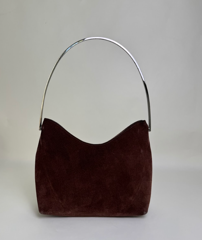 Gucci Brown Suede Shoulder Bag