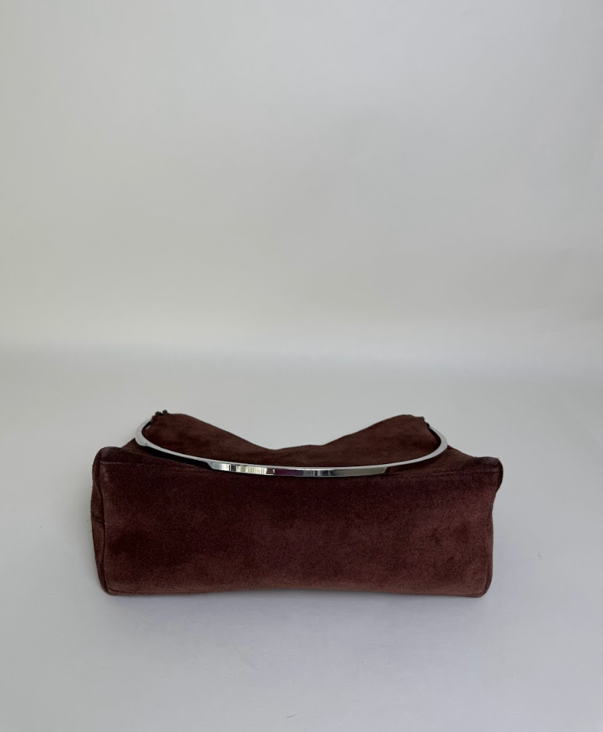 Gucci Brown Suede Shoulder Bag