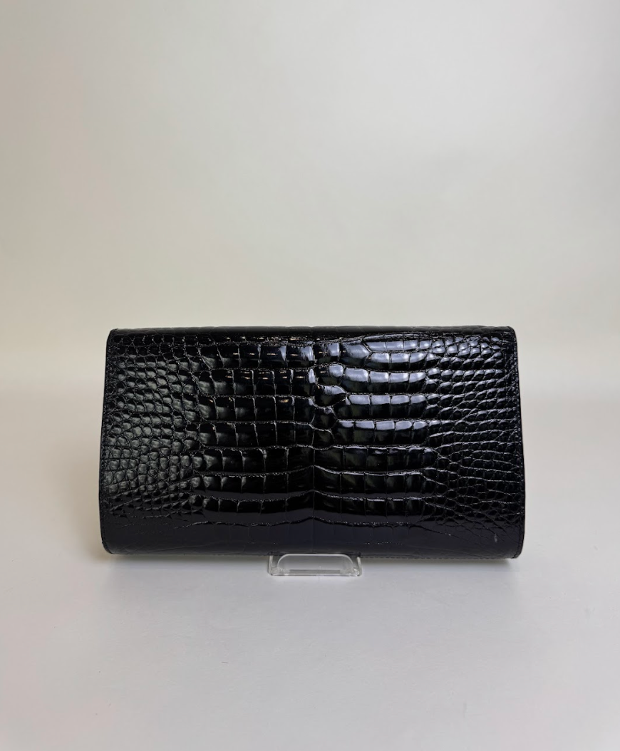 Gucci Vintage Crocodile Clutch Rare