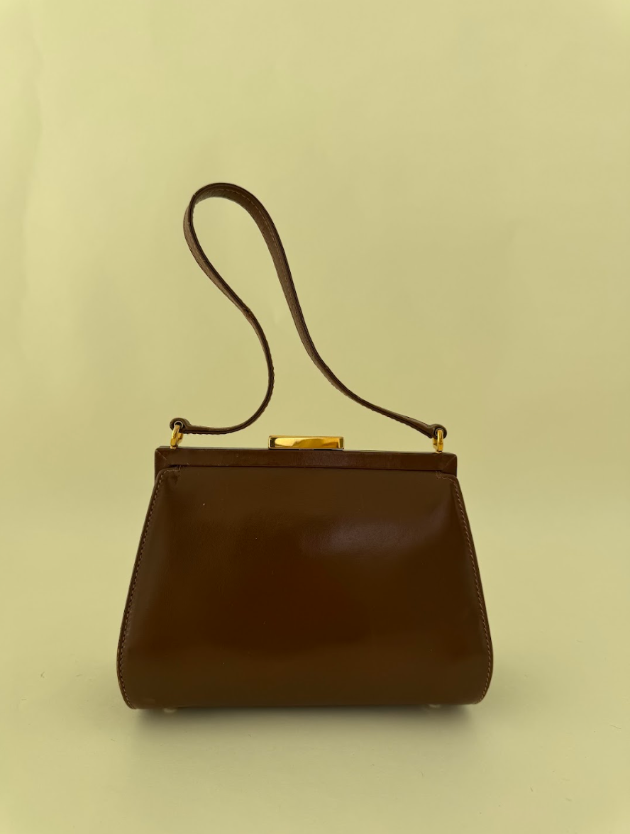 Gucci Leather Handbag Carmel