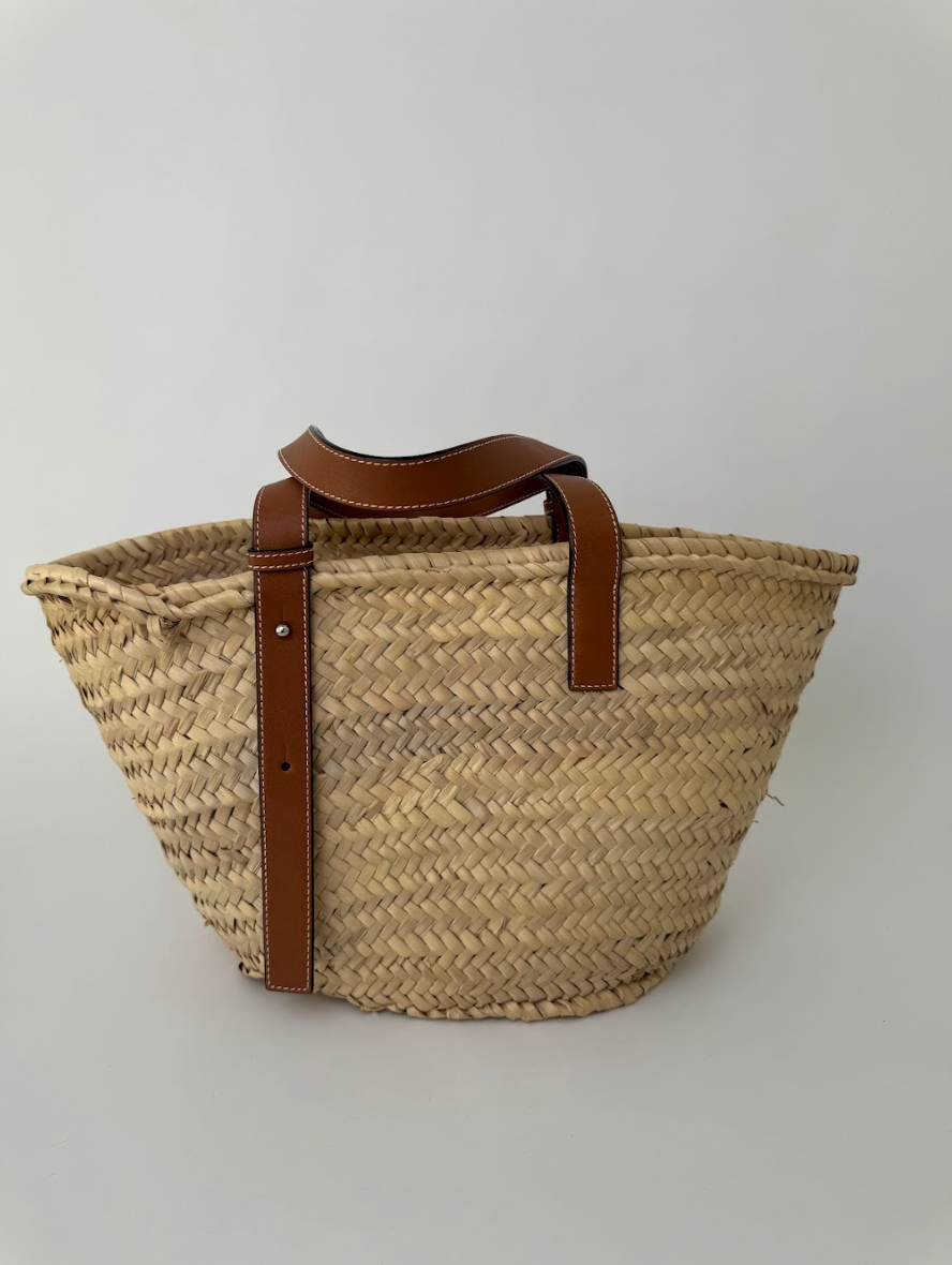 Loewe Raffia Basket Large