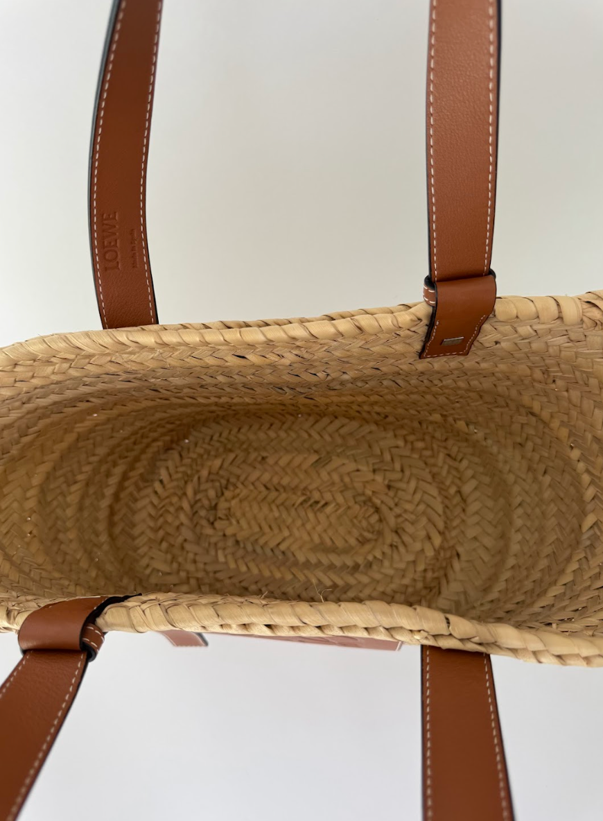 Loewe Raffia Basket Large