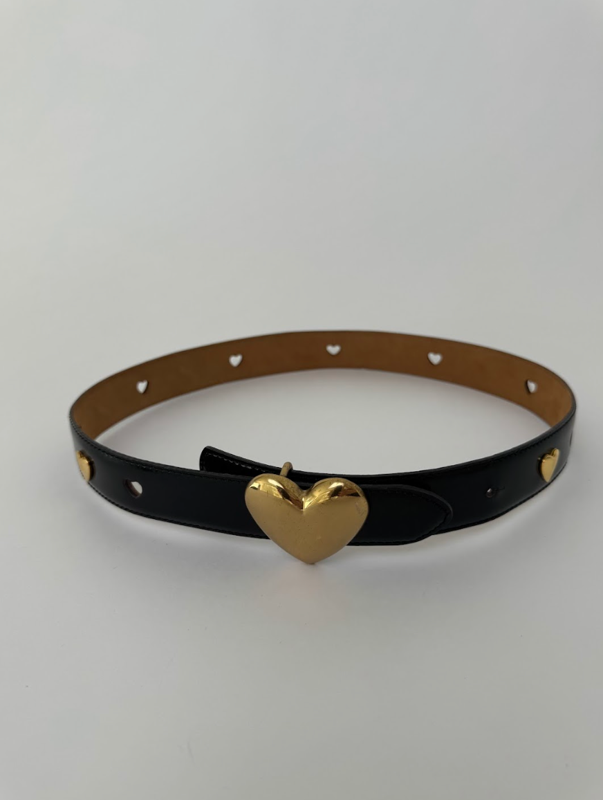 Moschino 80's Heart Belt XS-Small