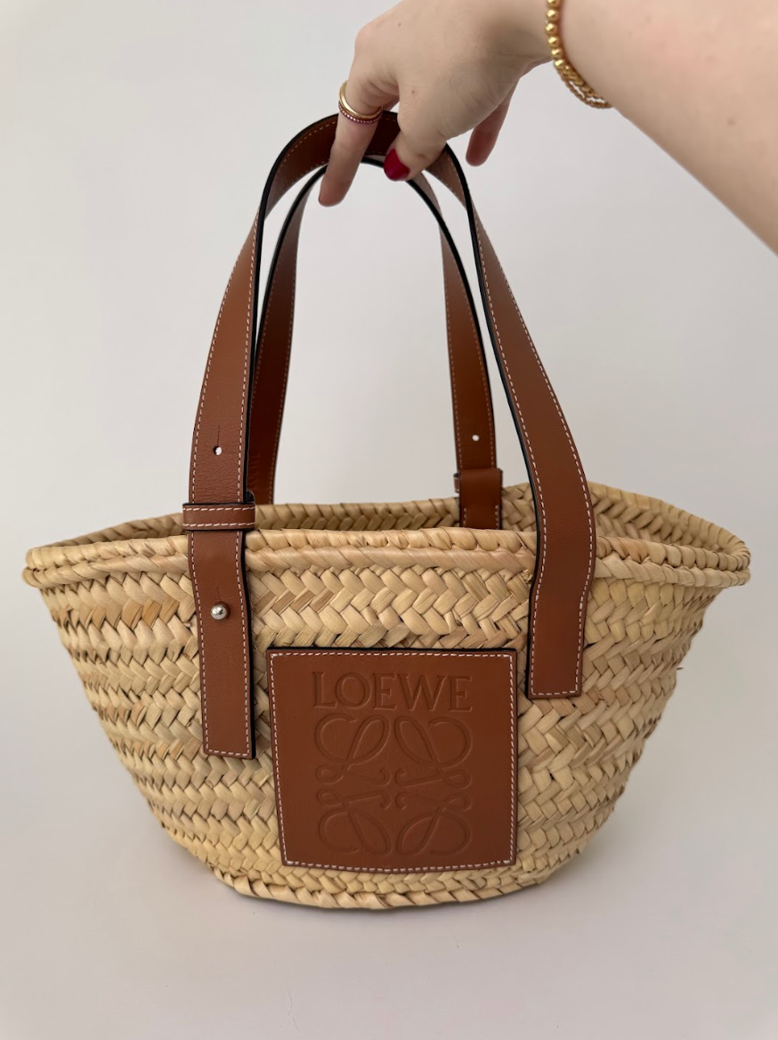 Loewe Raffia Basket Medium