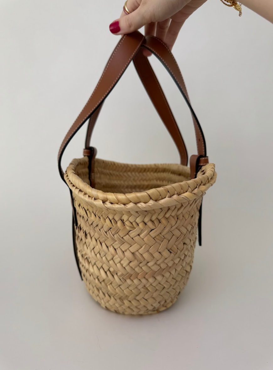 Loewe Raffia Basket Medium