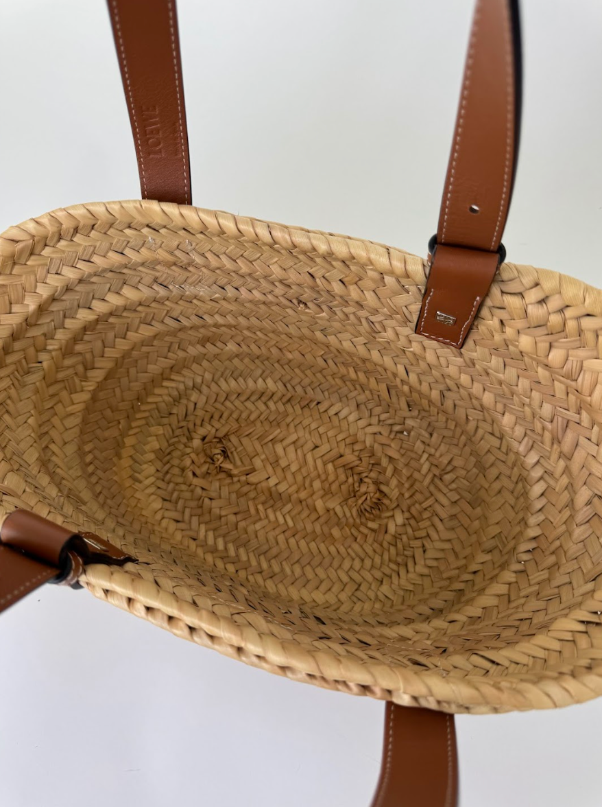 Loewe Raffia Basket Medium