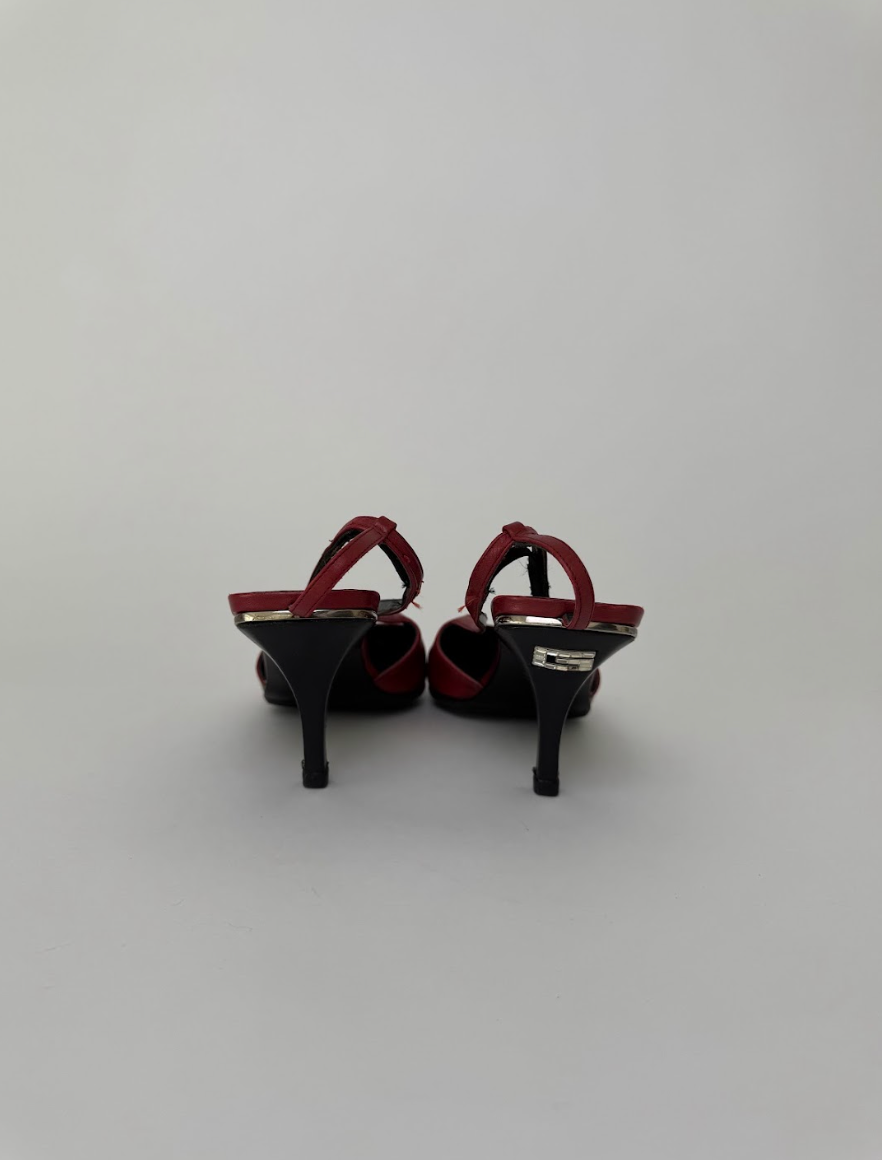 Gucci Tom Ford Burgundy Slingbacks 7