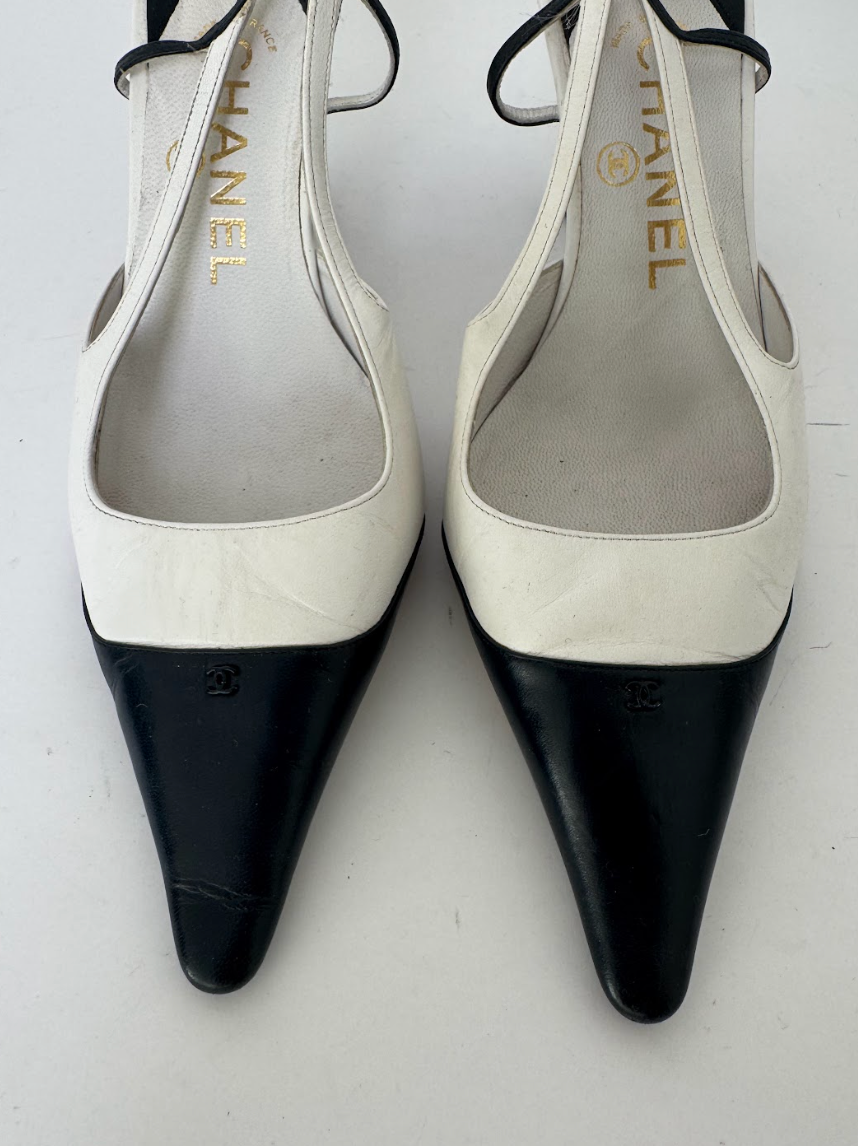 Chanel Slingbacks 37.5