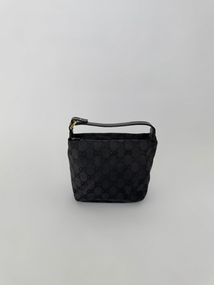 Gucci GG Canvas Black Mini Handbag