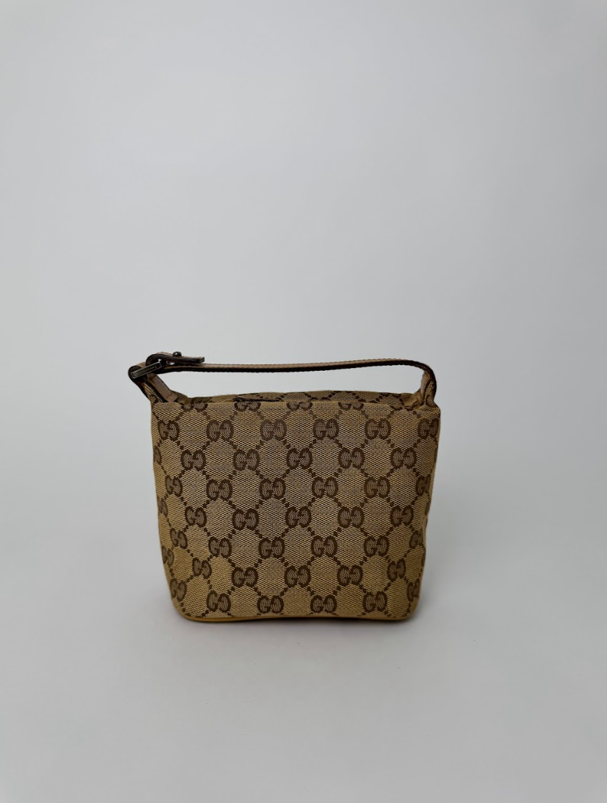 Gucci GG Neutral Canvas Mini Handbag