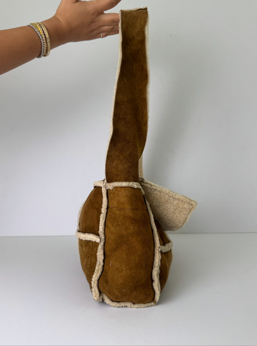 Chanel Vintage Shearling Flap Bag