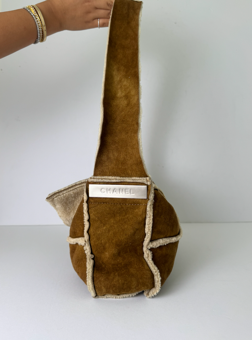 Chanel Vintage Shearling Flap Bag