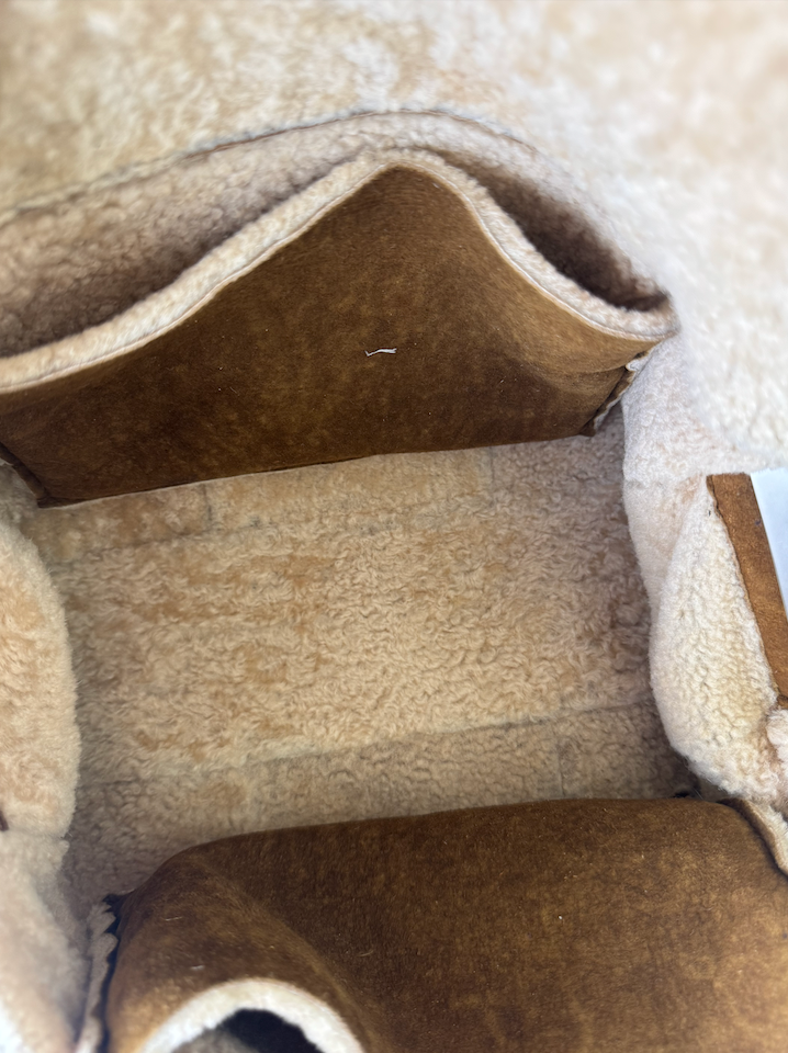 Chanel Vintage Shearling Flap Bag