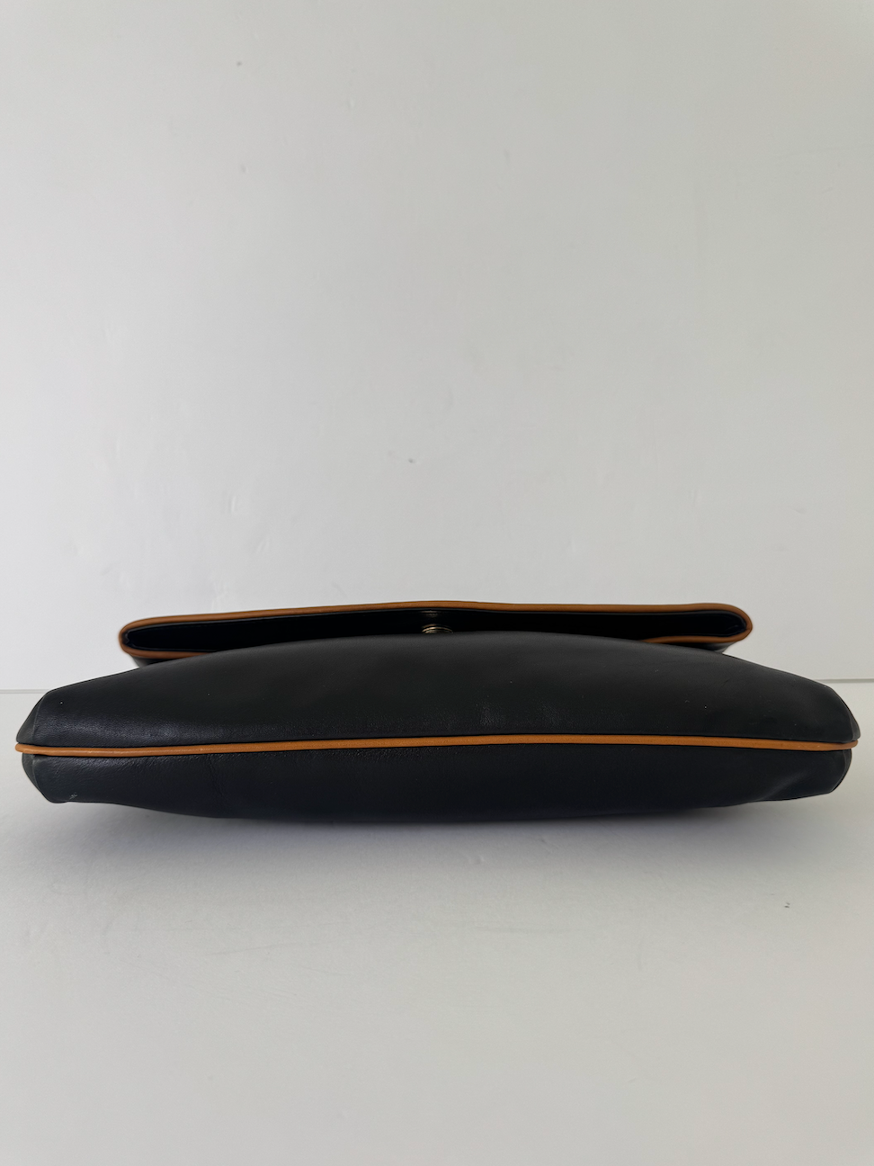 Celine Black Triomphe Clutch