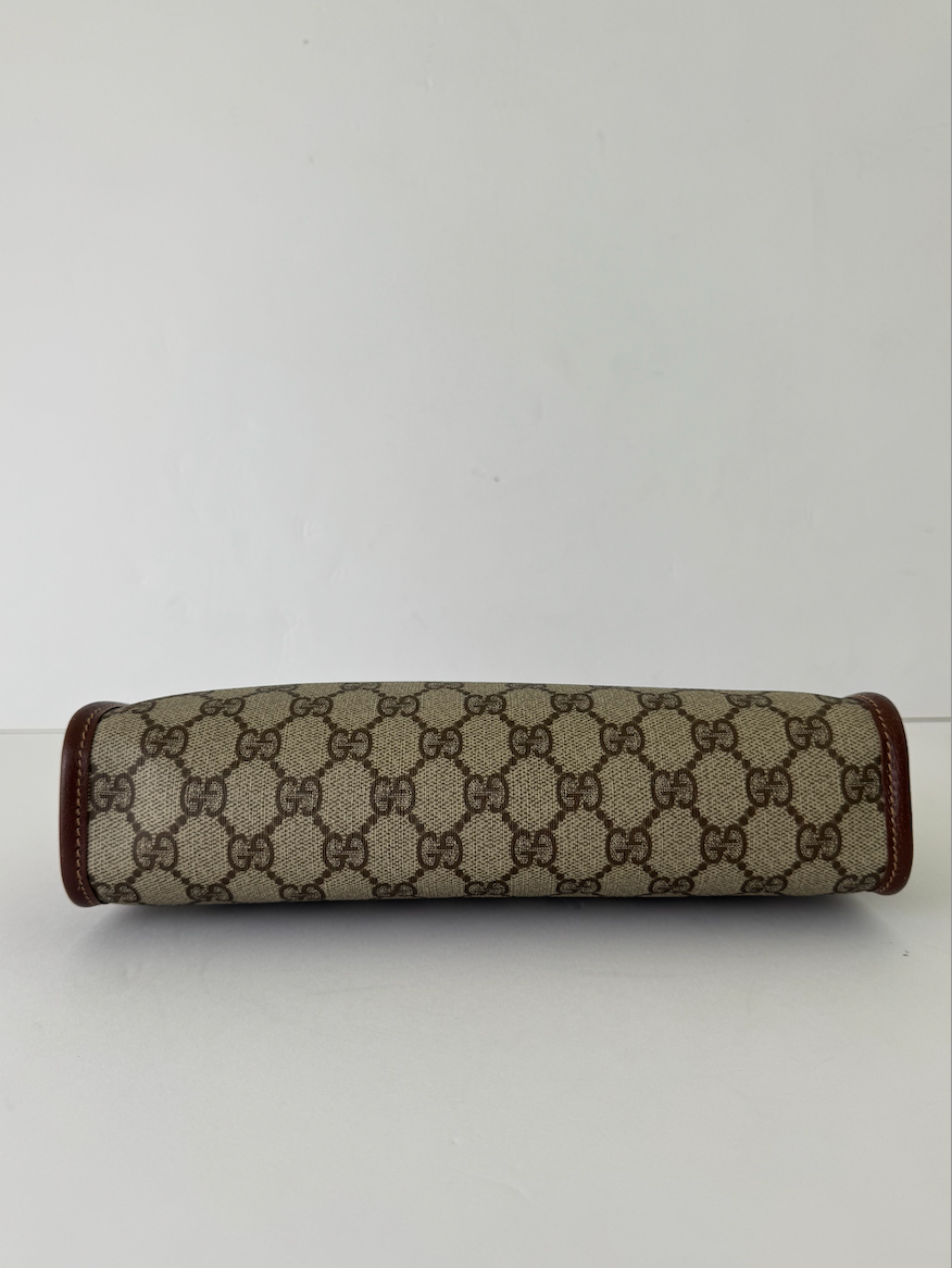 Gucci Monogram Canvas Clutch