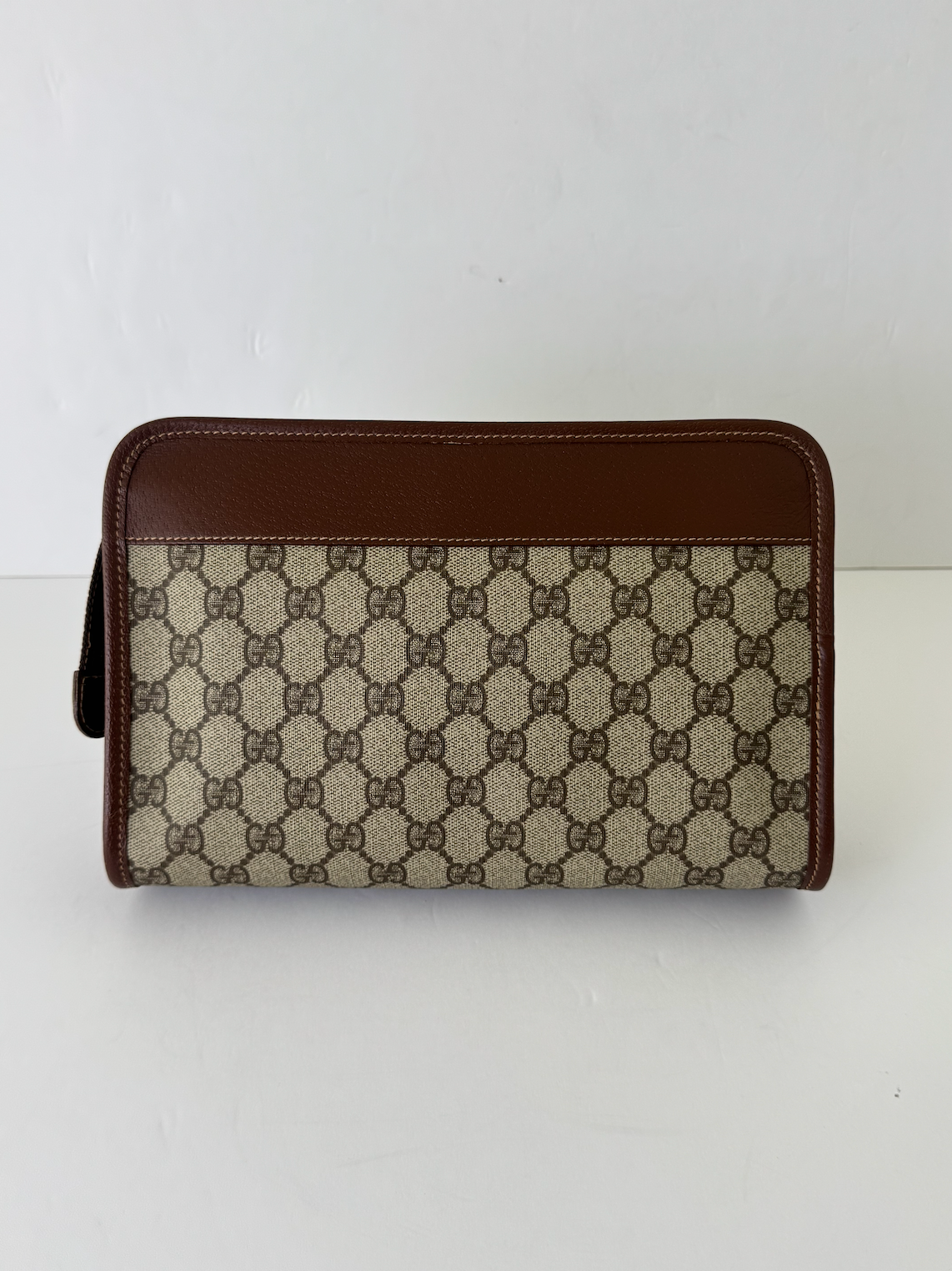 Gucci Monogram Canvas Clutch