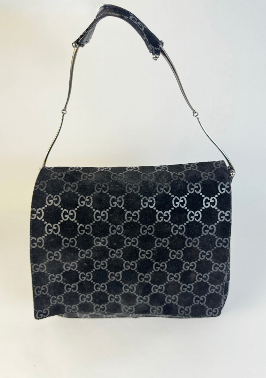 Gucci Tom Ford Slim Horsebit GG Flap Shoulder Bag