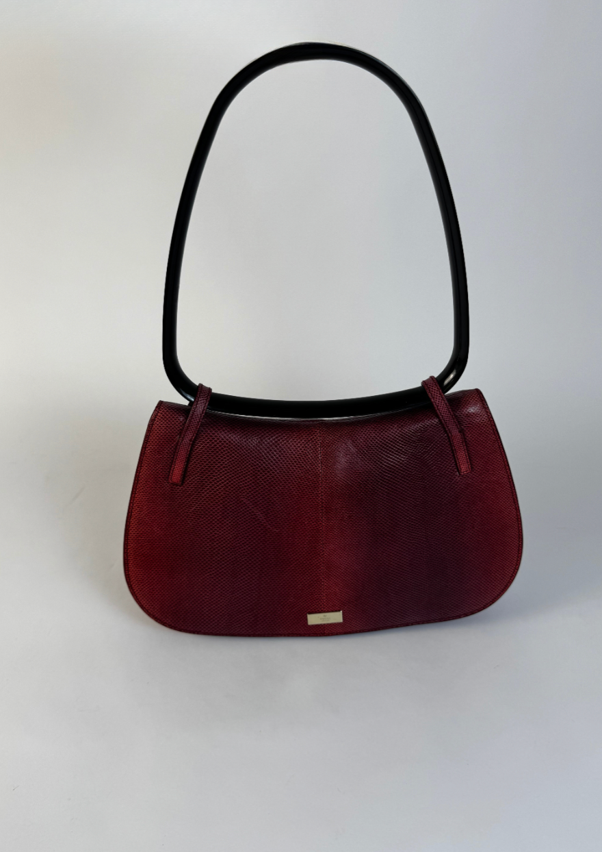 Gucci Vintage Python Shoulder Bag