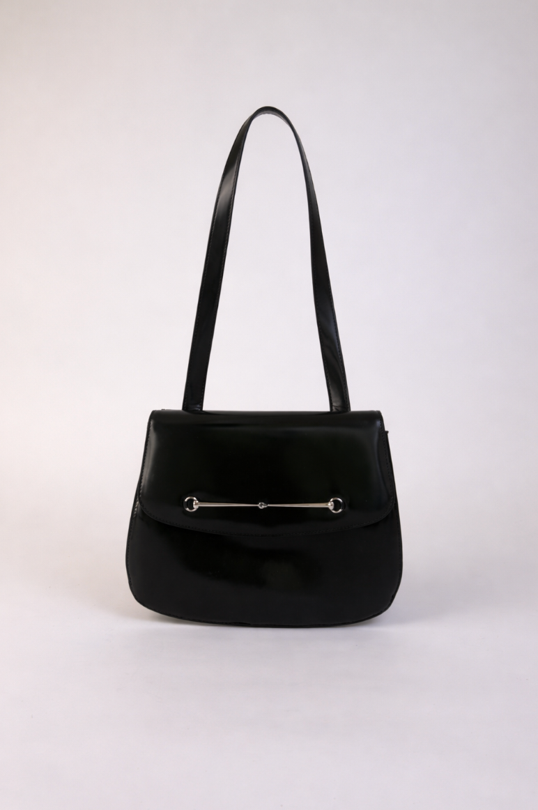 Gucci Tom Ford Slim Horsebit Shoulder Bag Green