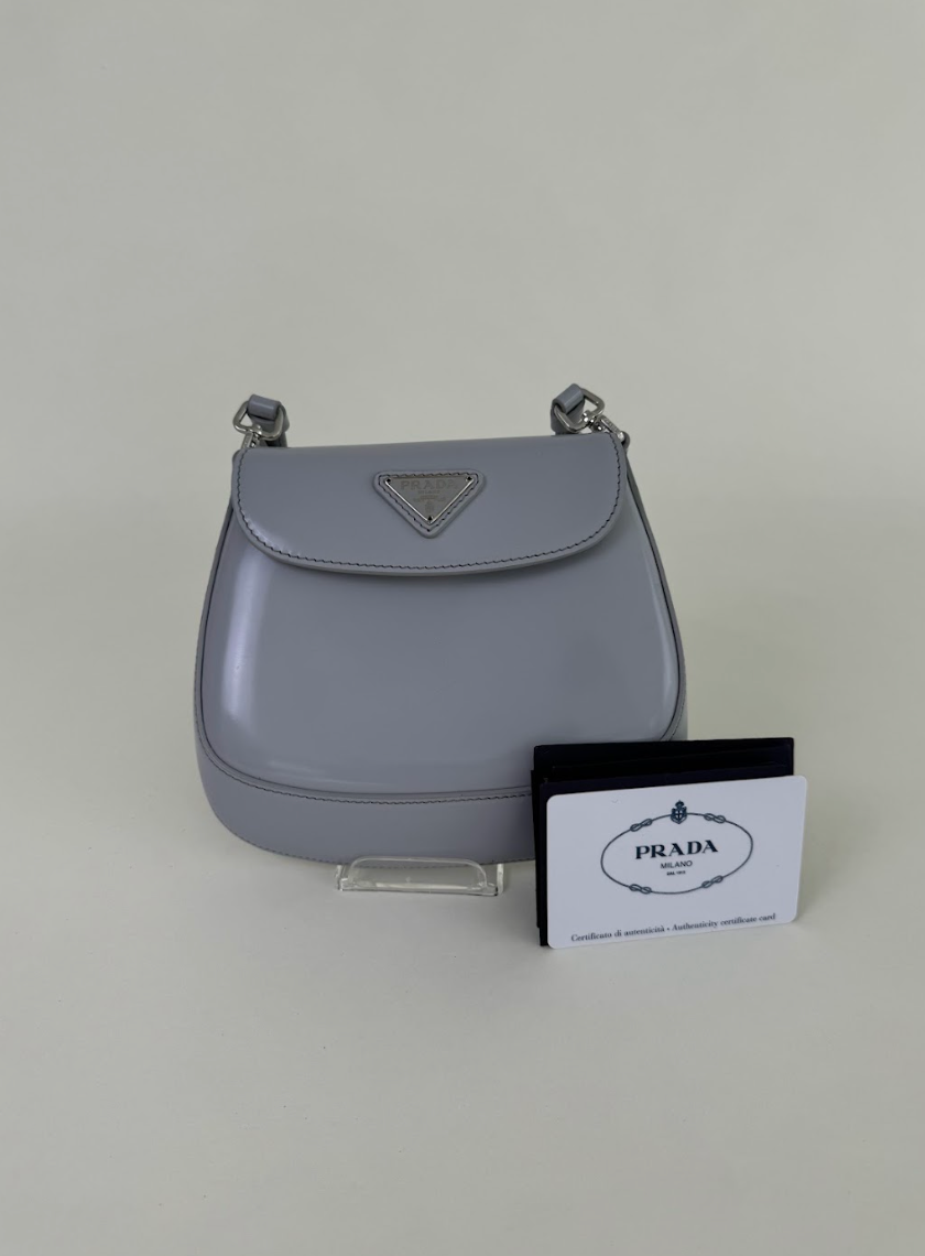 Prada Cleo Shoulder Bag Baby Blue