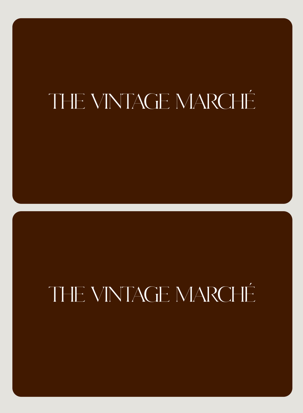 The Vintage Marché Gift Card